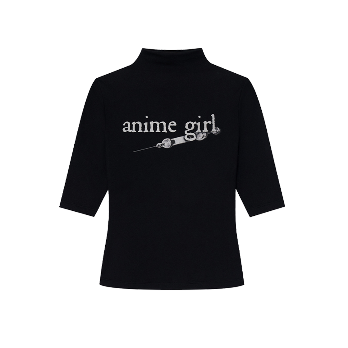 Bonnae-147 [KREAM 단독] Bonnae Anime Mock Neck Top Black