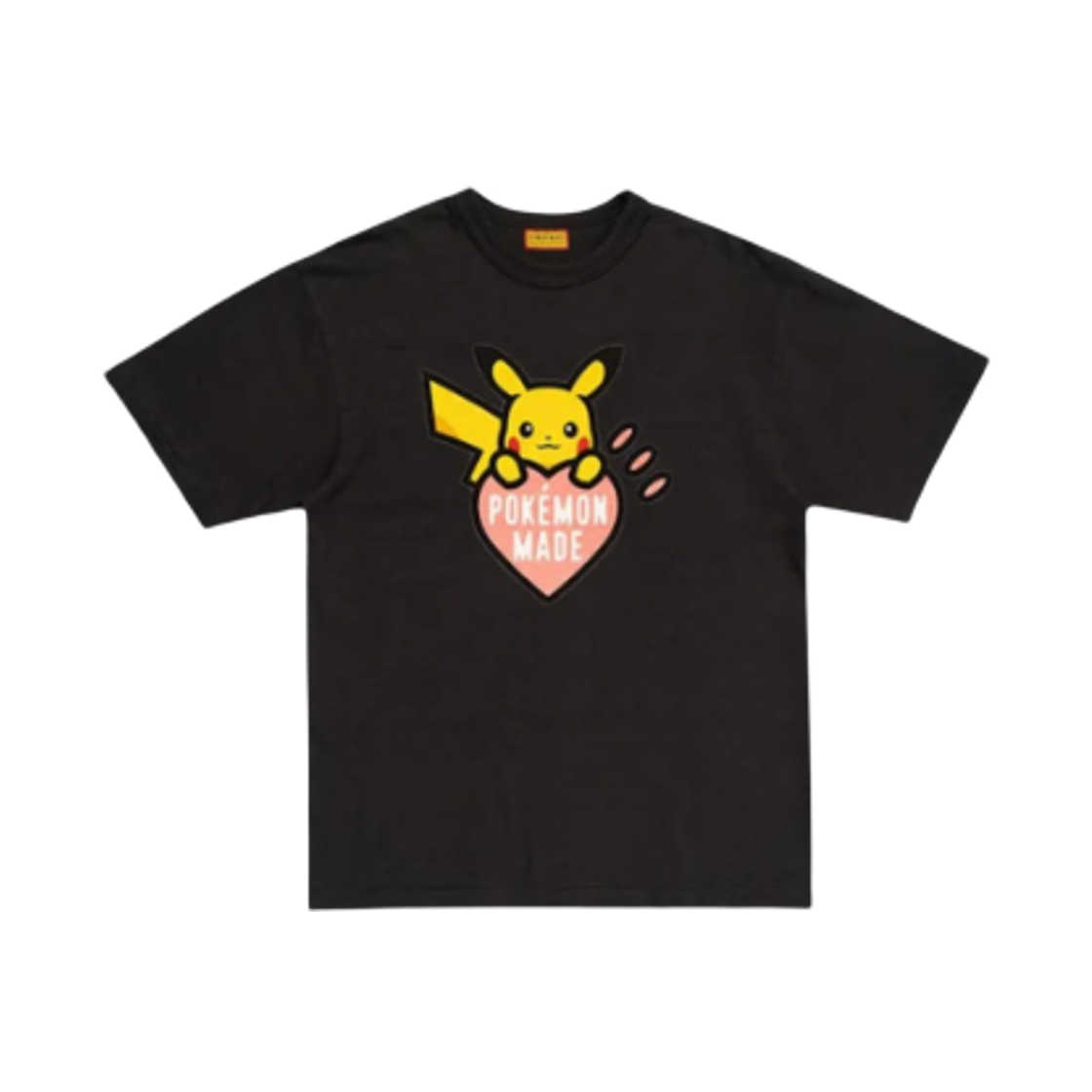 휴먼 메이드 x 포켓몬 그래픽 티셔츠 블랙 코랄 핑크 - 서울 스토어 한정(Human Made x Pokemon Graphic T-Shirt Black Coral Pink - Seoul Store Exclusive)