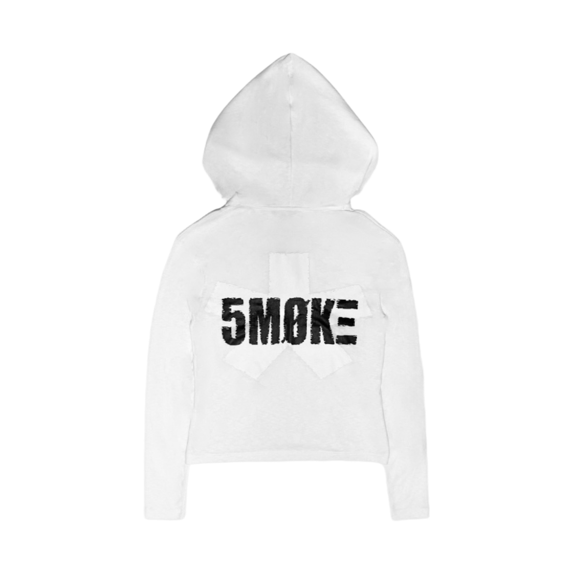 스모크어스타 5M0KE 후드 롱슬리브 화이트(Smokeastar 5M0KE Hooded Long-Sleeve White)