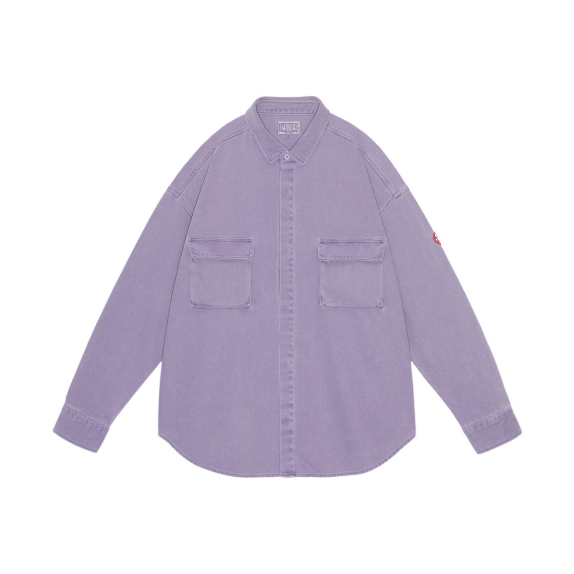 카브 엠트 오버다이 코튼 트윌 빅 셔츠 퍼플 - 25FW(Cav Empt Overdye Cotton Twill Big Shirt Purple - 25FW)