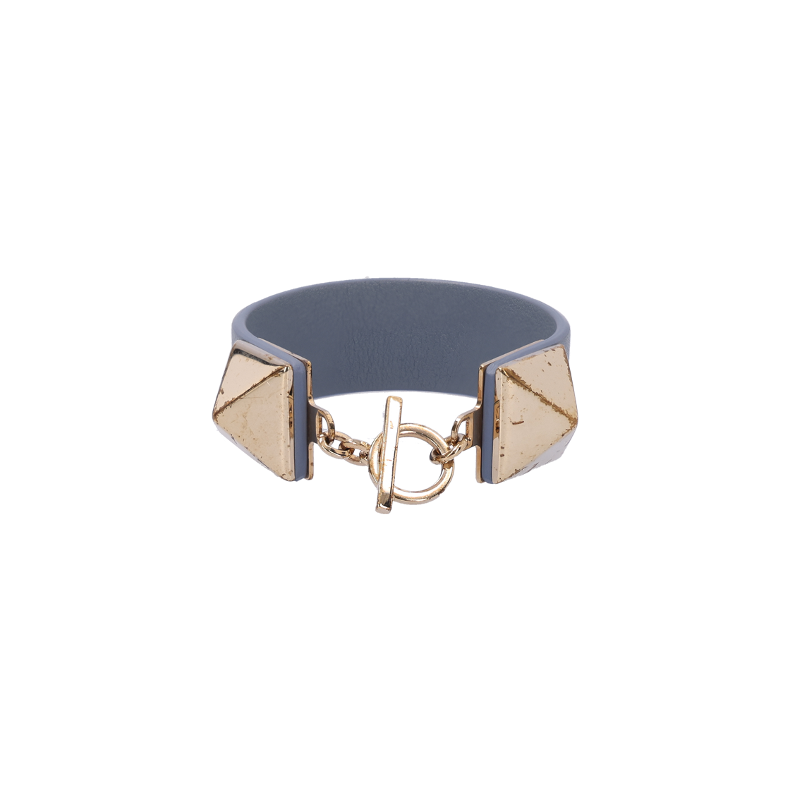 ITSIRO7JHLF8 Valentino Pyramid Rockstud Bracelet Blue