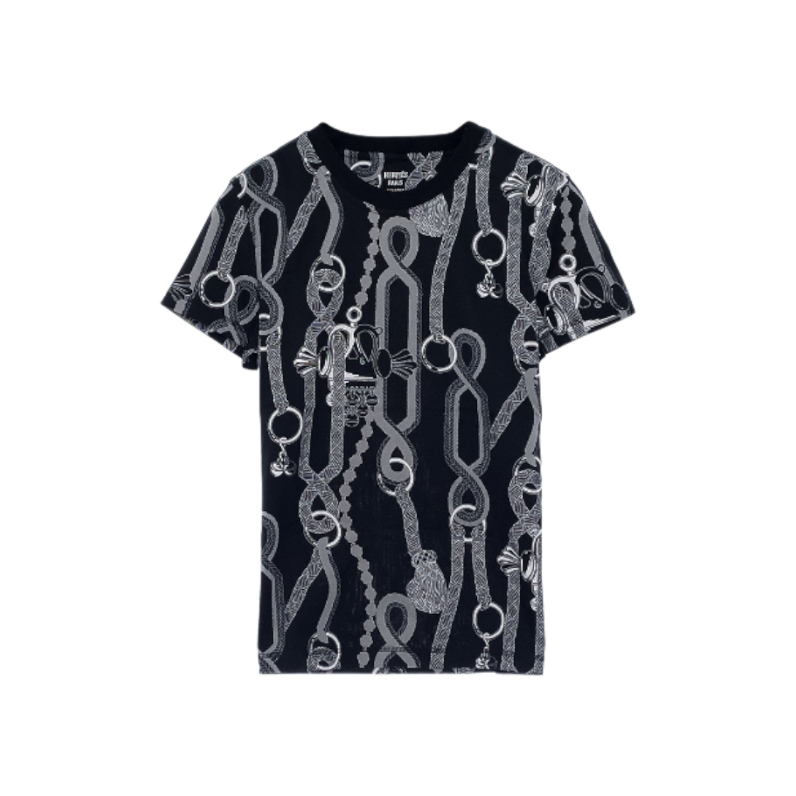 IT3E8RO7AAGO Hermes Palefrua Remix Straight T Shirt 34 Grisharbon