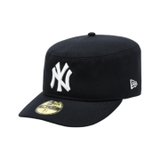 New Era MLB New York Yankees Free Curved Pillbox Fitted Cap Navy