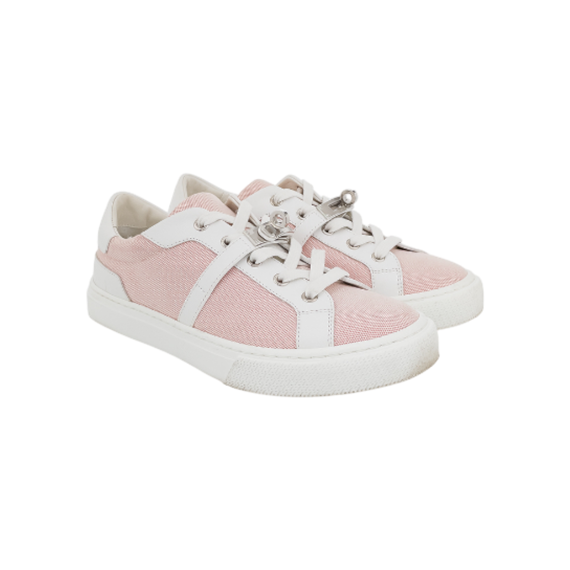 ITF5ANRN52T5 Hermes Day Sneakers 37.5 Framboise, White