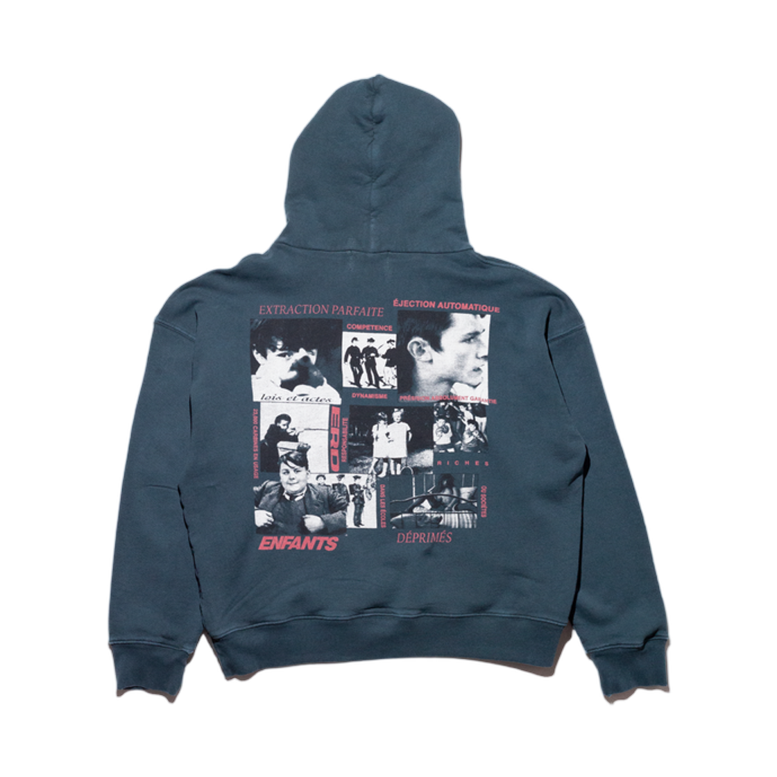 앙팡 리쉬 데프리메 라 스콜레어 프레페레 후드 다크 포레스트 그린(Enfants Riches Deprimes La Scolaire Preferee Hoodie Dark Forest Green) - 2