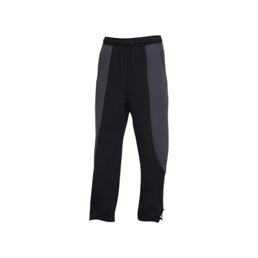 나이키 테크 컬러 블록 오픈 헴 플리스 팬츠 블랙 앤트러사이트 - 아시아(Nike Tech Colour Block Open Hem Fleece Pants Black Anthracite - Asia) - 1
