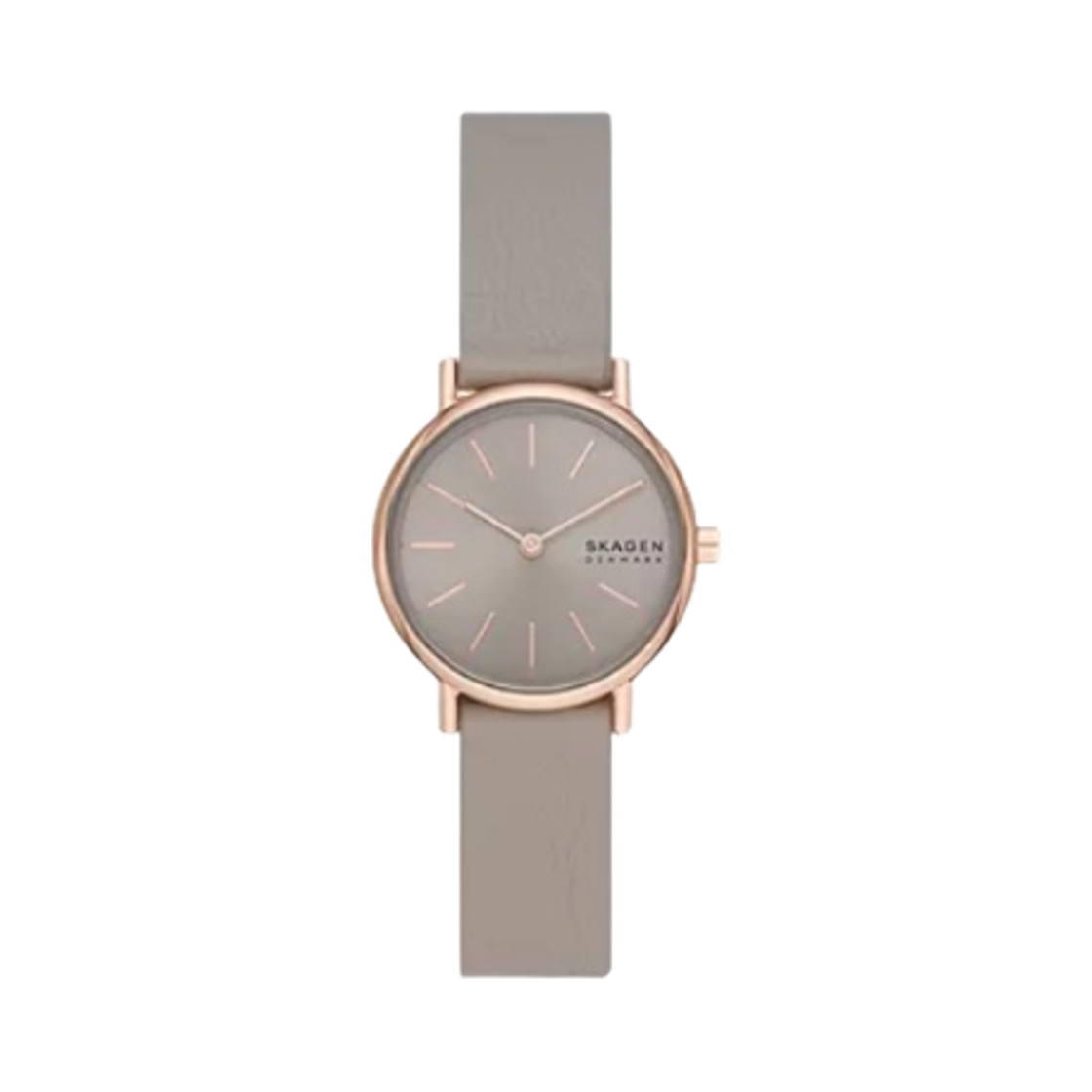 스카겐 시그니쳐 릴리 쿼츠 투핸드 30mm 라이트하이드 레더 그레이스톤(Skagen Signature Lille Quartz Two-Hand 30mm LiteHide Leather Greystone)