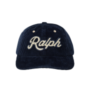 [20% 적립] Polo Ralph Lauren Ralph Logo Corduroy Ball Cap Hunter Navy - 25FW