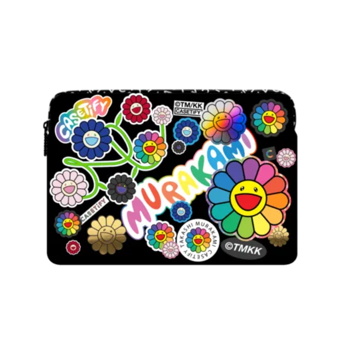 케이스티파이 x 무라카미 타카시 플라워 스티커 매니아 임팩트 맥북 슬리브(Casetify x Murakami Takashi Flowers Sticker Mania Impact MacBook Sleeve) - 1