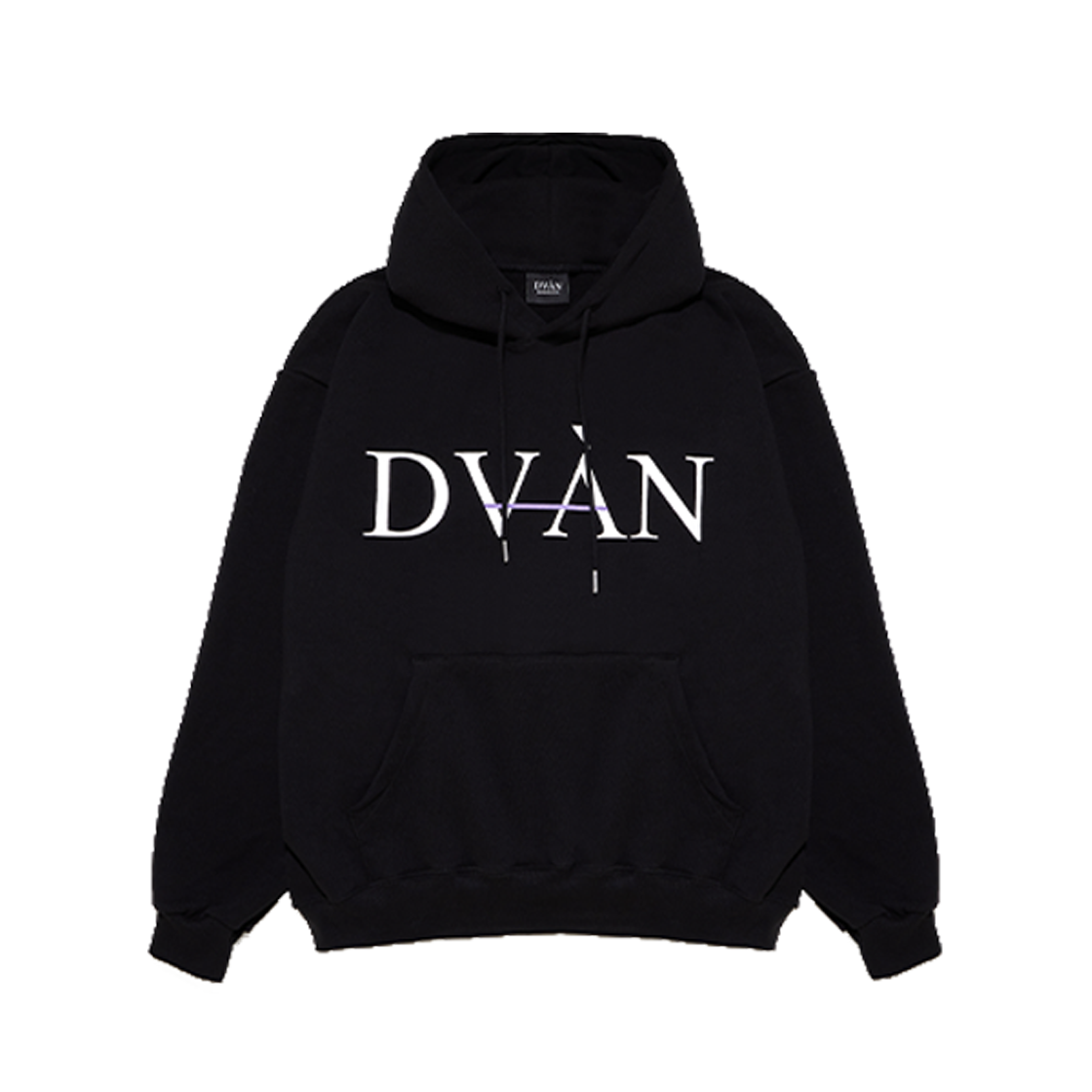 드반 퍼플 빅 네온 사인 후드(DVAN PURPLE BIG NEON SIGN HOODIE)