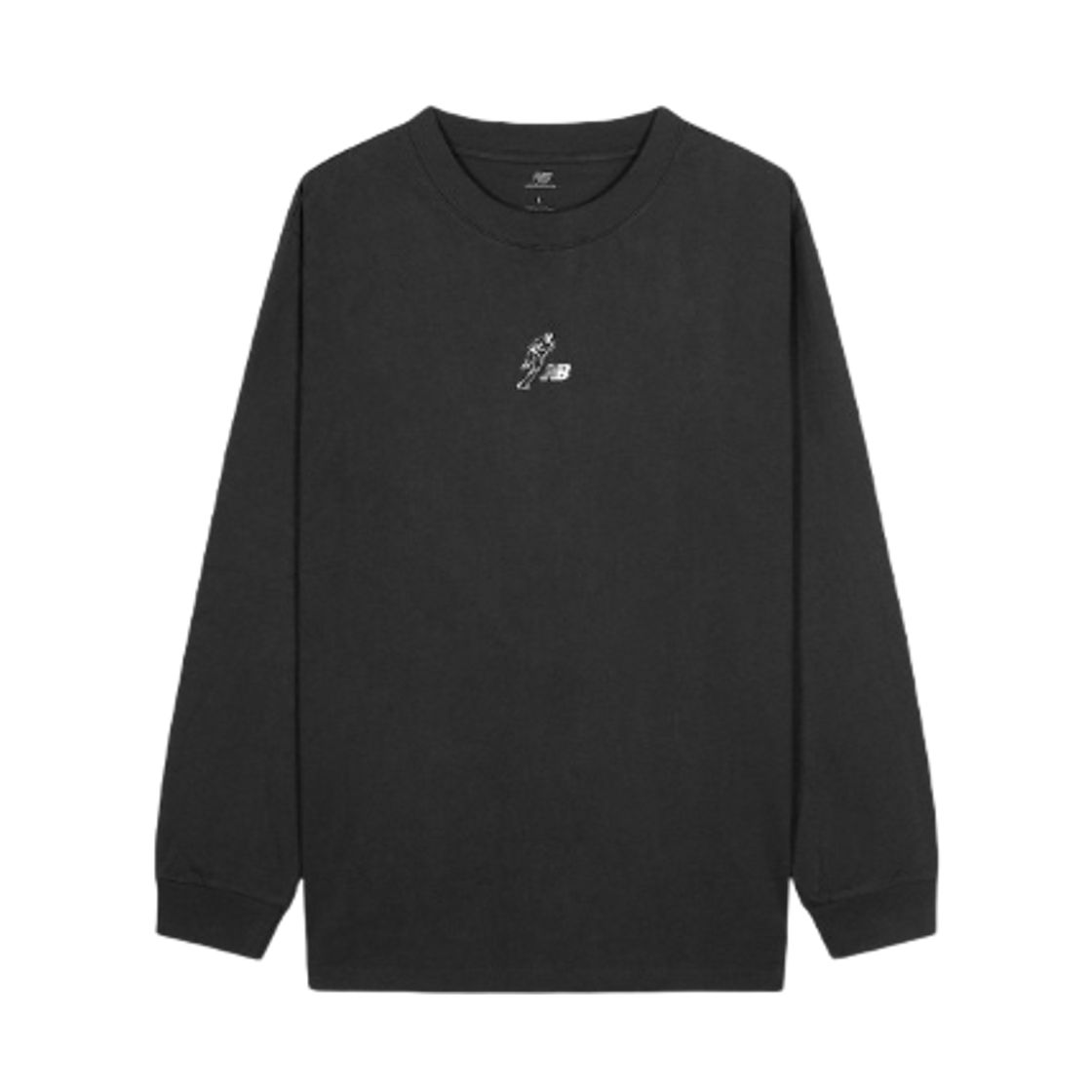 NBNDF42003-17 New Balance Shohei Ohtani Semi Over Fit Long Sleeve T-Shirt Dark Grey