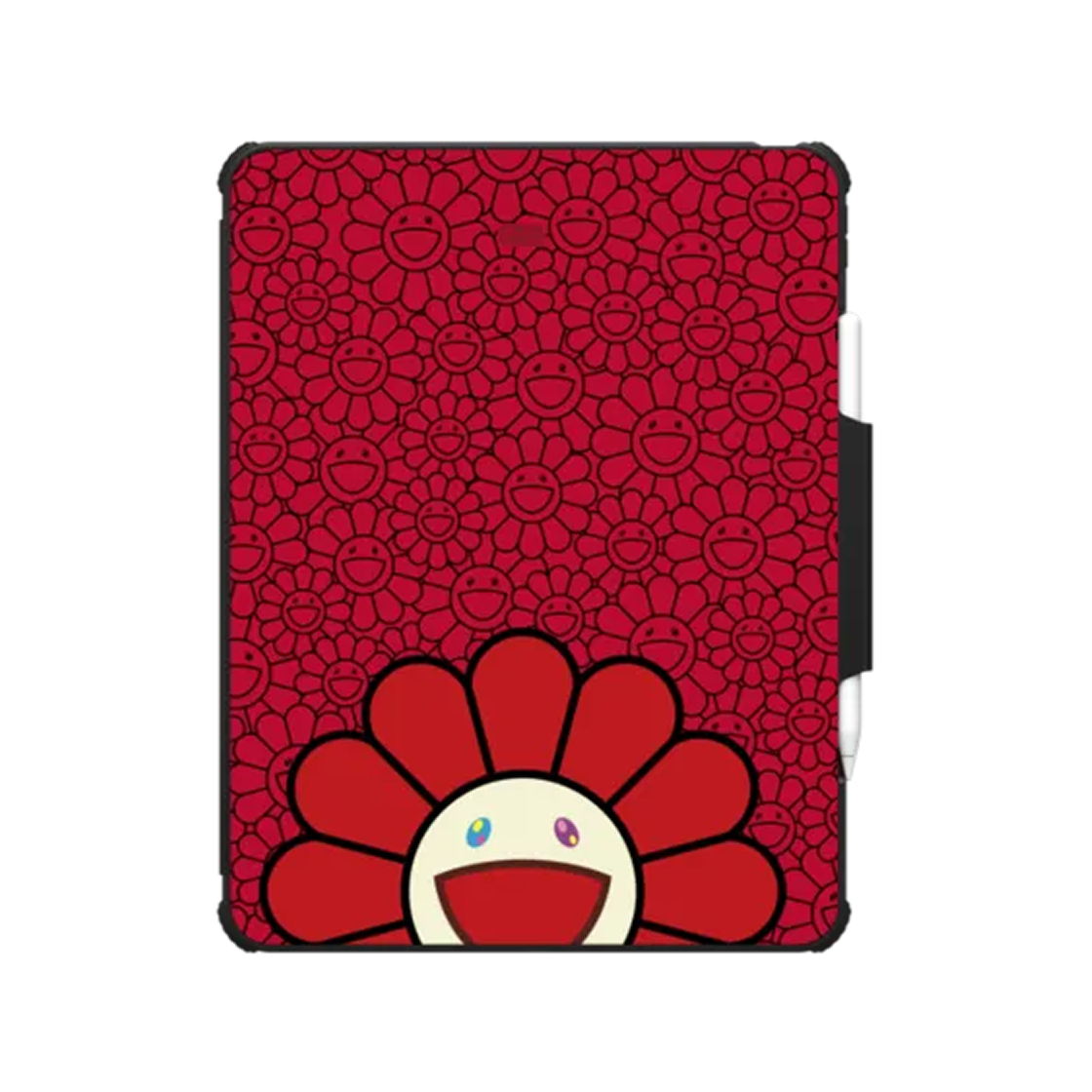 - Casetify x Murakami Takashi Smile Red iPadImpact Folio Case Black