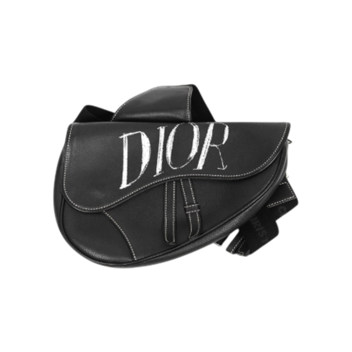 디올 블랙 새들백 A-A34497(Dior Black Saddle Bag)