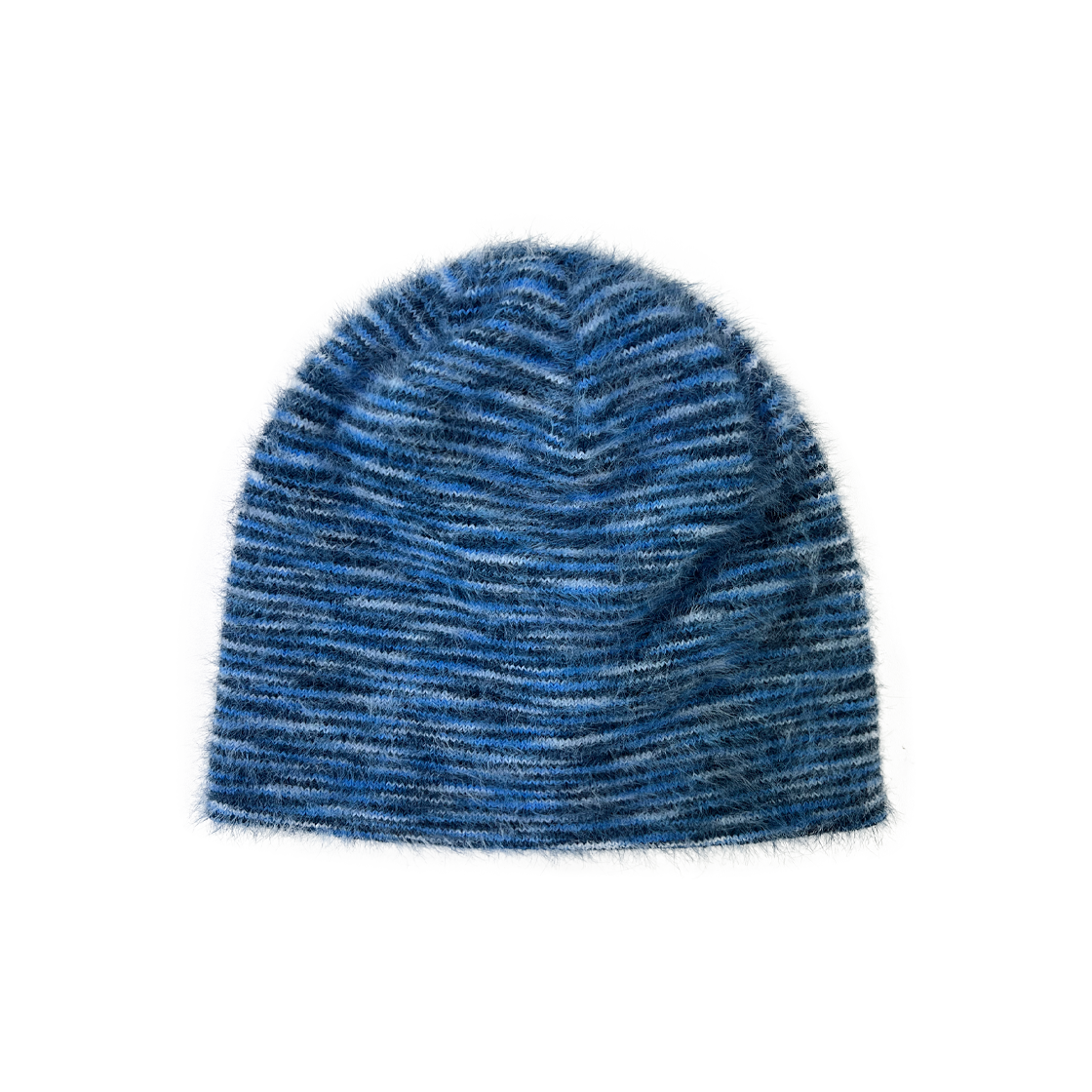 쎄르페 소프트 헤어리 그라데이션 비니 블루&네이비(SSERPE Soft Hairy Gradation Beanie Blue & Navy)