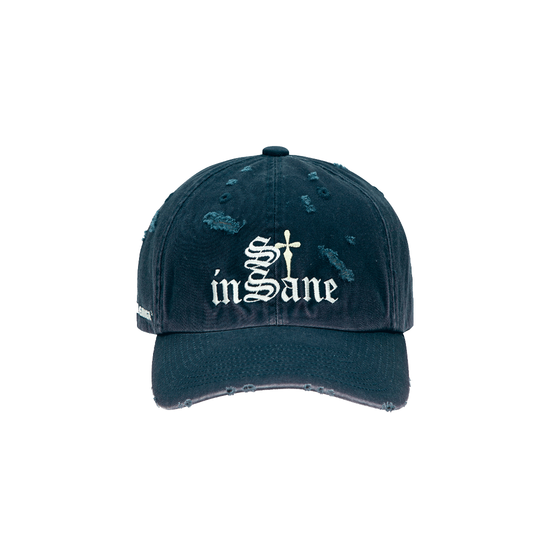 인세인개러지 인세인 크로스 그런지 볼 캡 - 네이비(INSANE GARAGE Insane Cross Grunge Ball Cap_Navy)