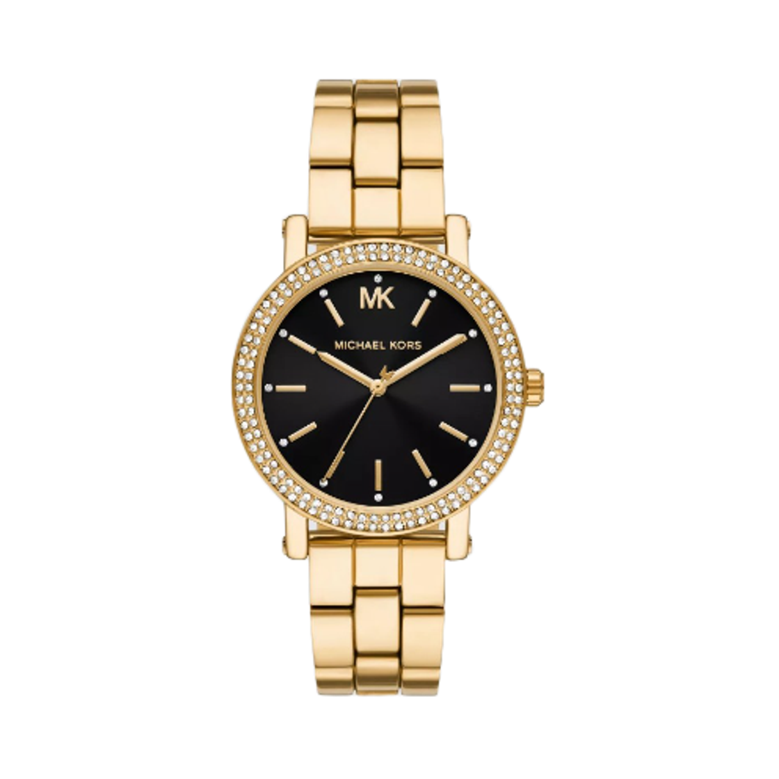 MK7547 (W) Michael Kors Corey Quartz 38mm Stainless Steel Black