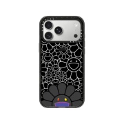 Casetify x Murakami Takashi iPhone Smile Black Phone Magsafe Impact Case Black