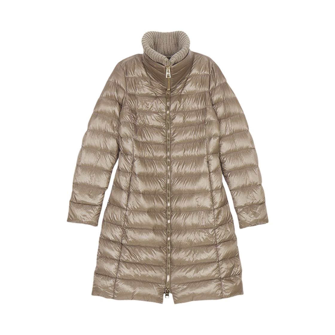 (W) 에르노 패딩 브라운 골드((W) Herno Padding Jumper Brown Gold)