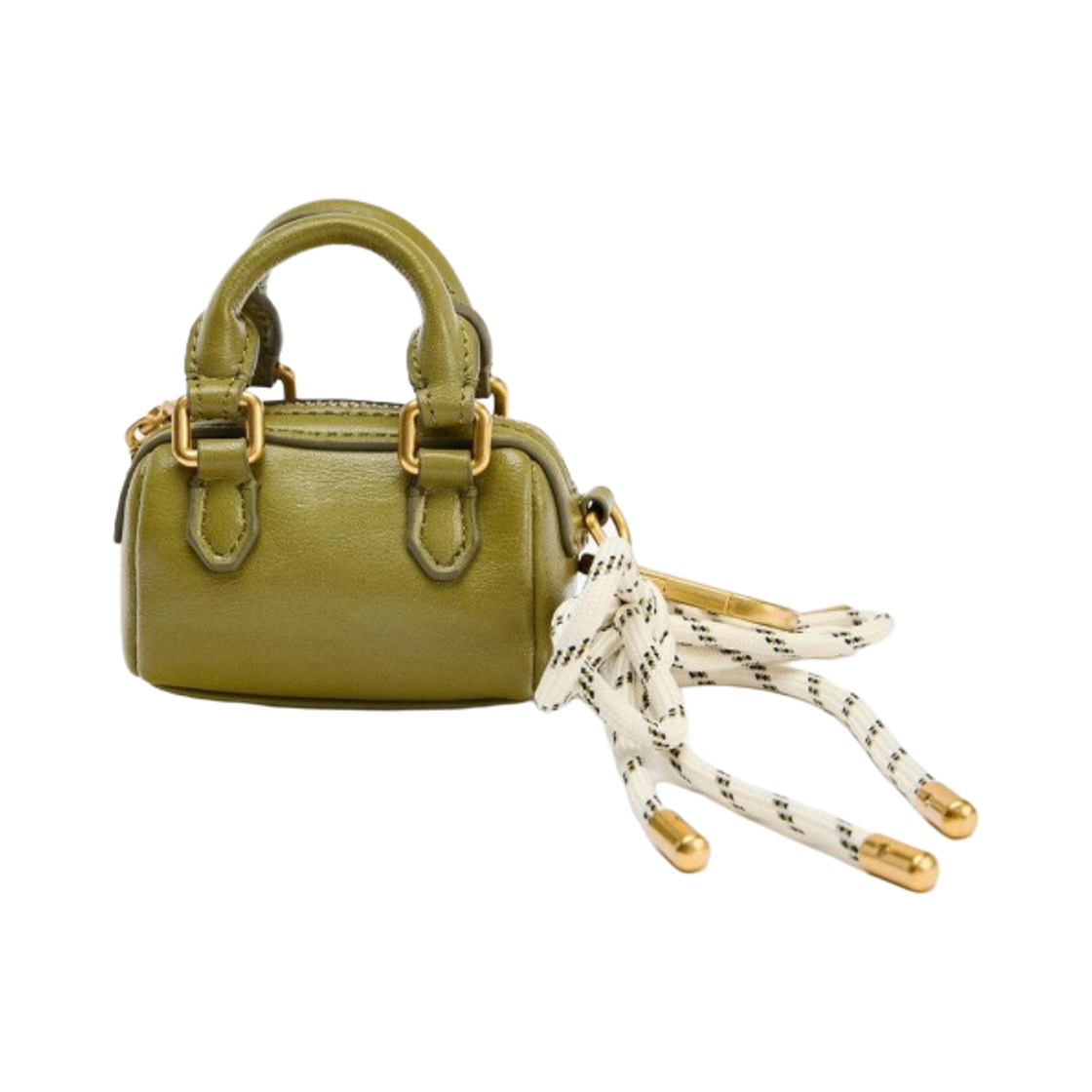 6618/610/500 Zara Mini City Charm Bag Green