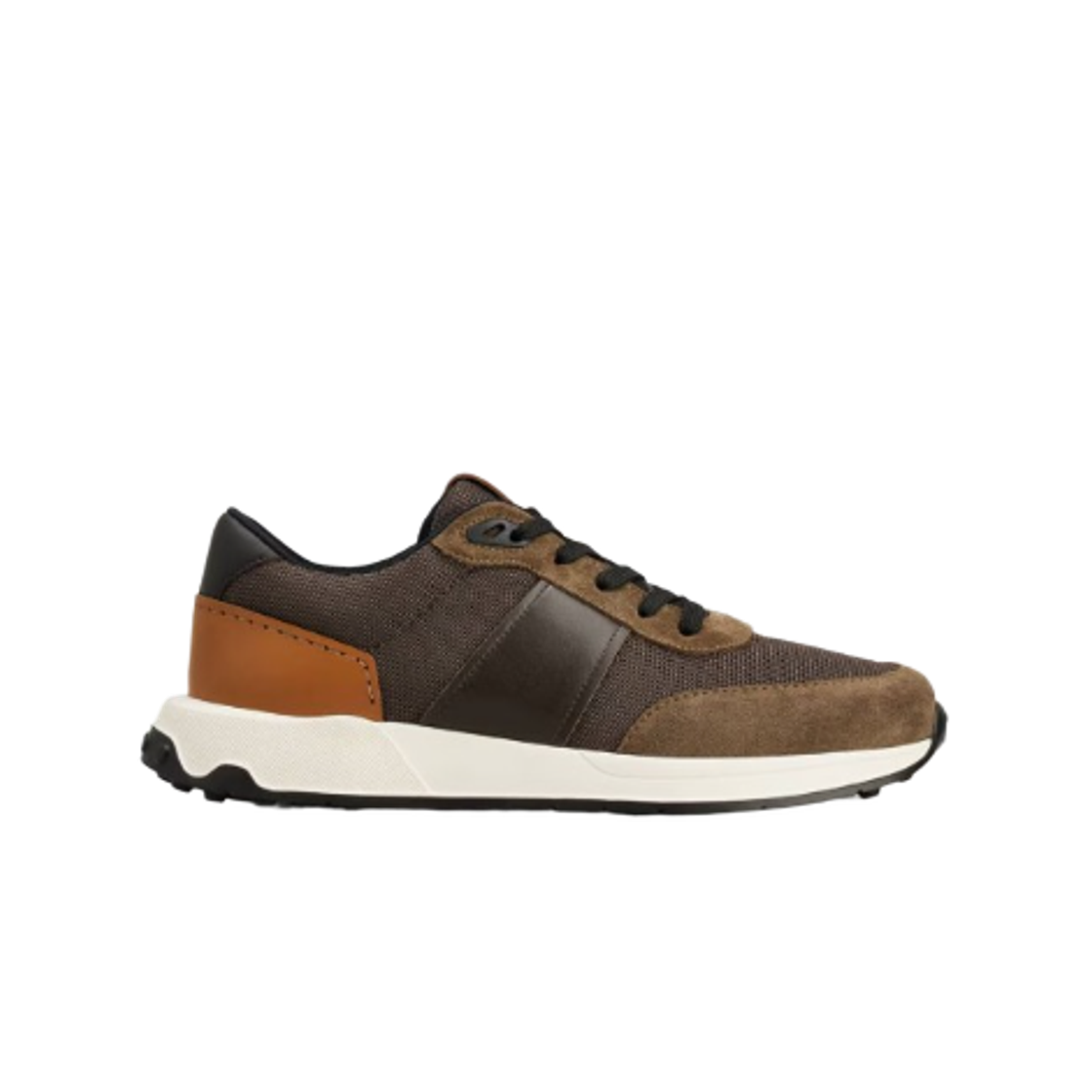 XXM63K0GT70TO50EQ5 Tod's Sneakers in Leather and Technical Fabric Brown