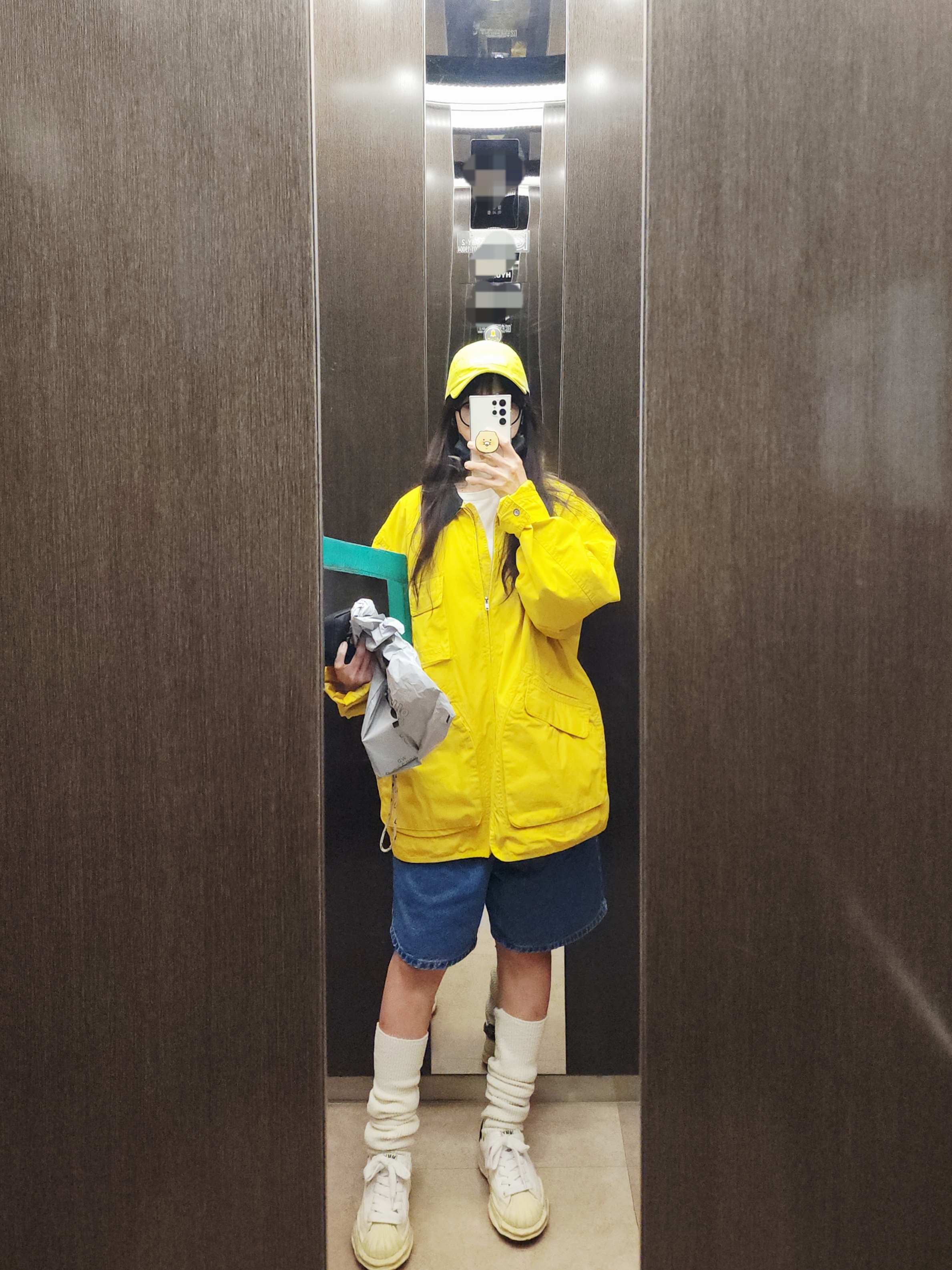 Supreme Cotton Utility Jacket Sulfur - 22FW, Supreme Ventile Camp Cap Sulfur - 22FW 착용 스타일
