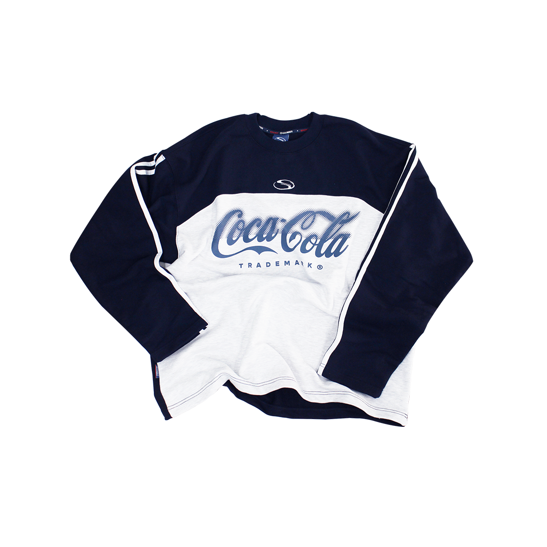 SCBEF1LTU02NV SPORT CHAMBER x Coca-Cola Crew T-shirt Navy