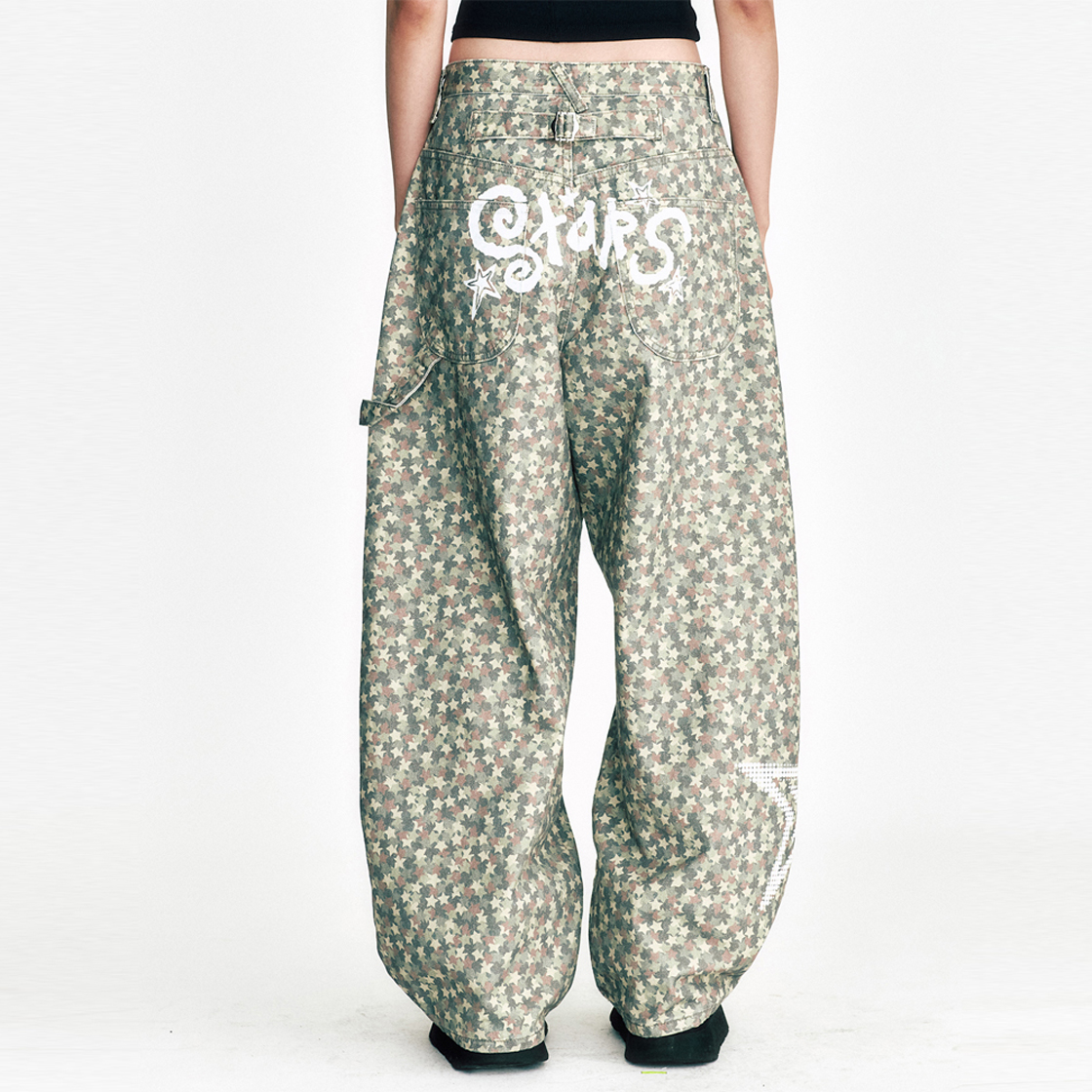 쎄르페 스타 카모 코튼팬츠 베이지(SSERPE Stars Camouflage Cotton Pants Beige) - 2