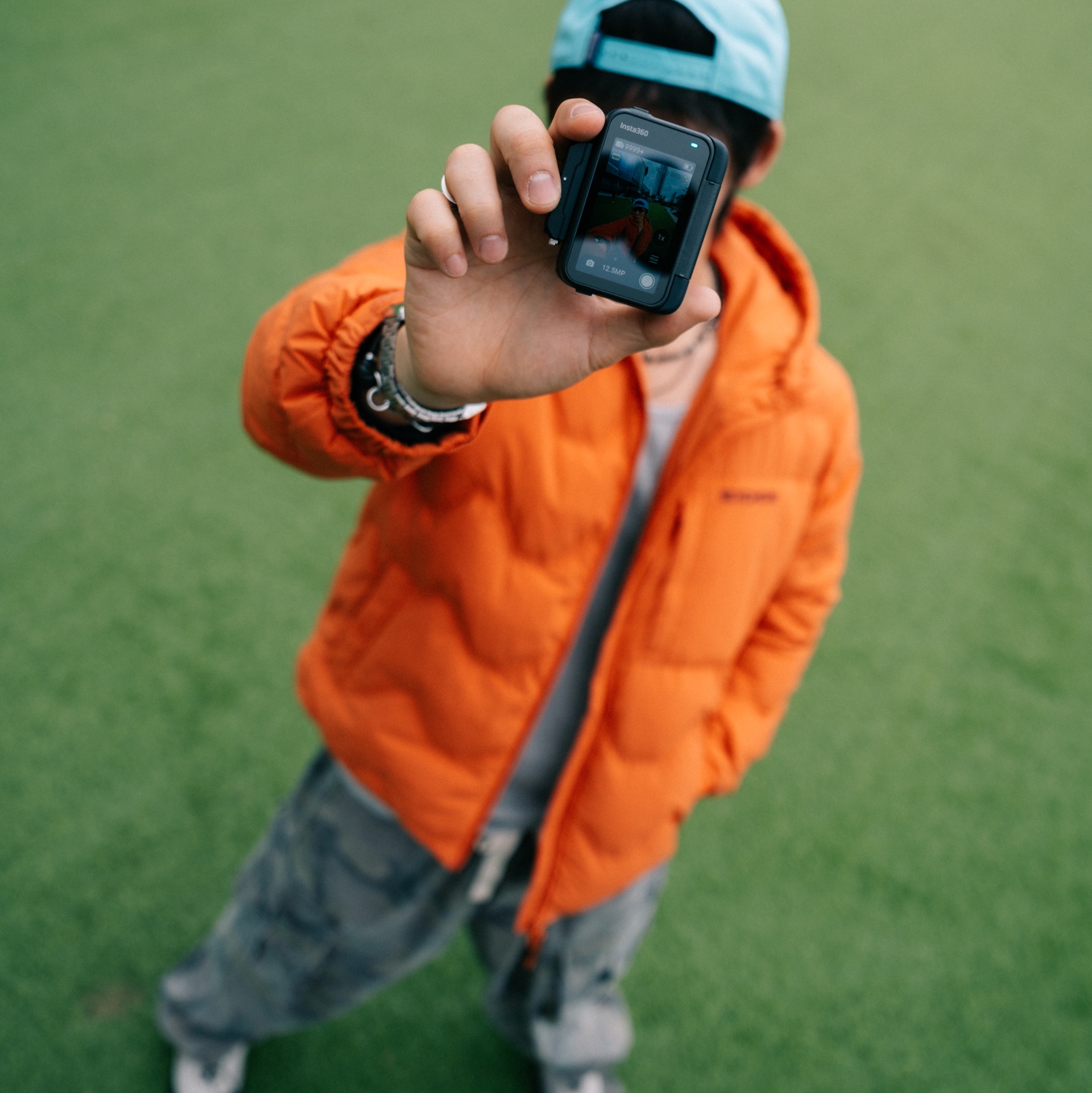 Eider Thermolock Tube Slim Down Jacket Oatmeal Grey 착용 스타일 - 4