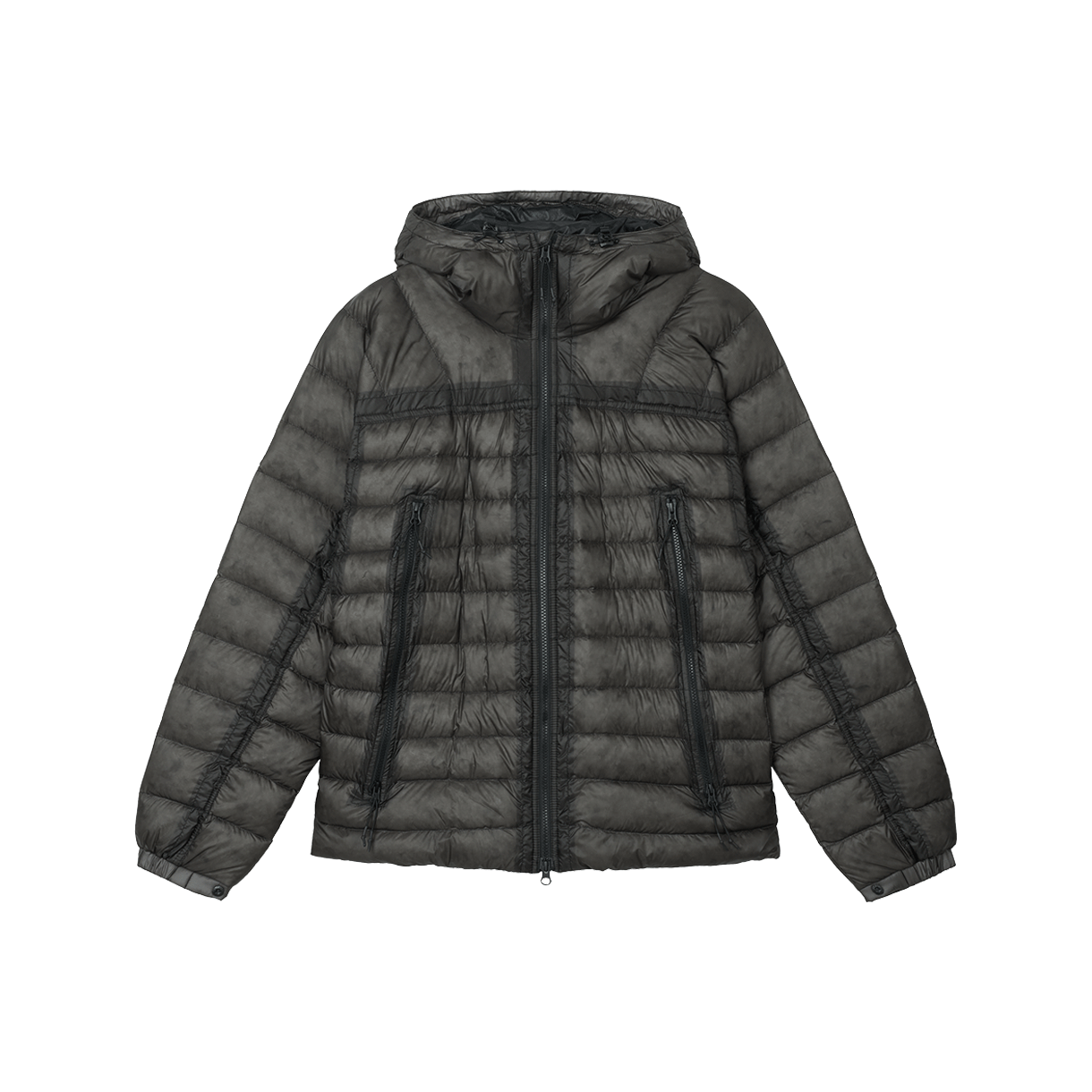 [KREAM 단독] 언어펙티드 X 크림 후디드 라이트 다운 점퍼 블랙 - 25FW([KREAM 단독] Unaffected X KREAM Hooded Light Down Jumper Black - 25FW)