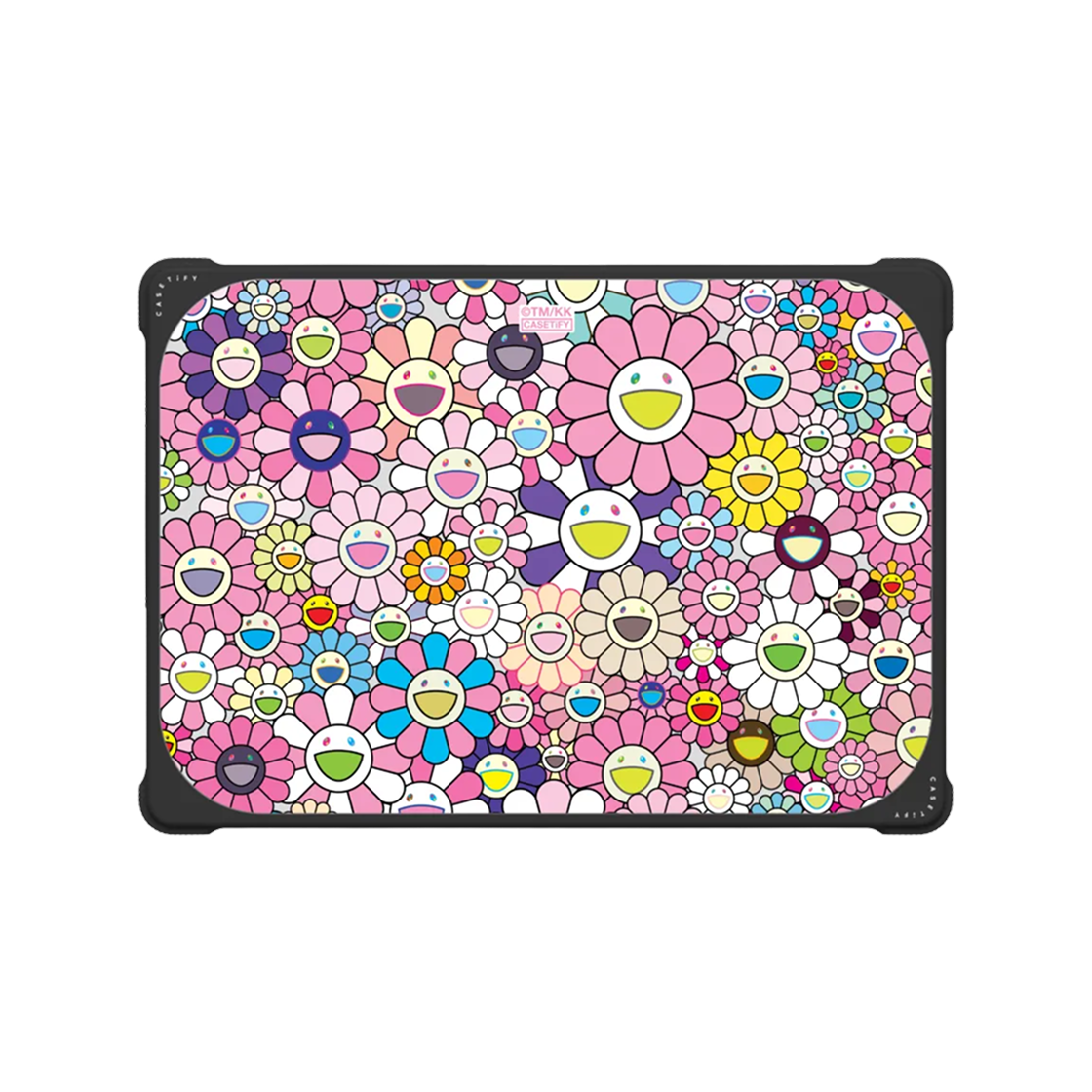 케이스티파이 x 무라카미 타카시 플라워 블룸 핑크 맥북 바운스 케이스(Casetify x Murakami Takashi Flowers Bloom Pink MacBook Bounce Case)