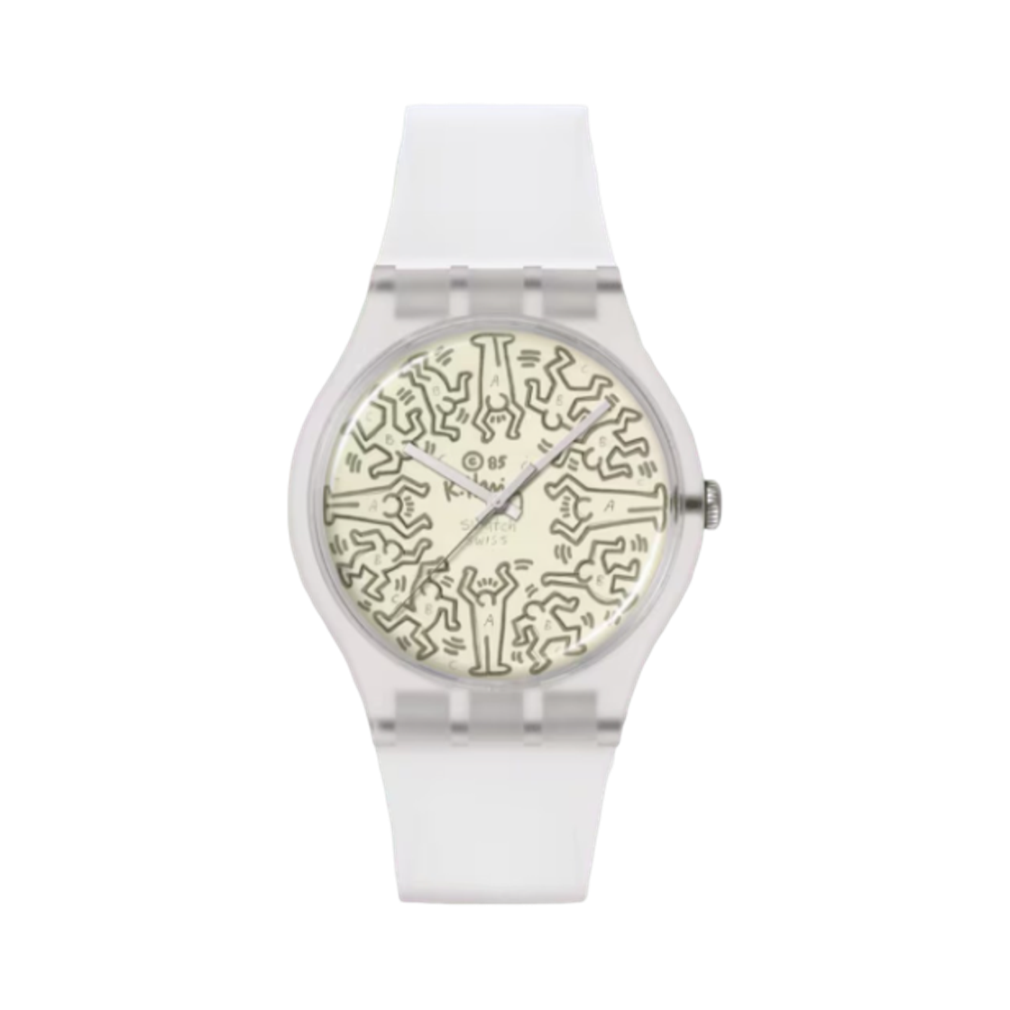 SO29Z145 Swatch x Keith Haring From The Archive 41mm Quartz Beige