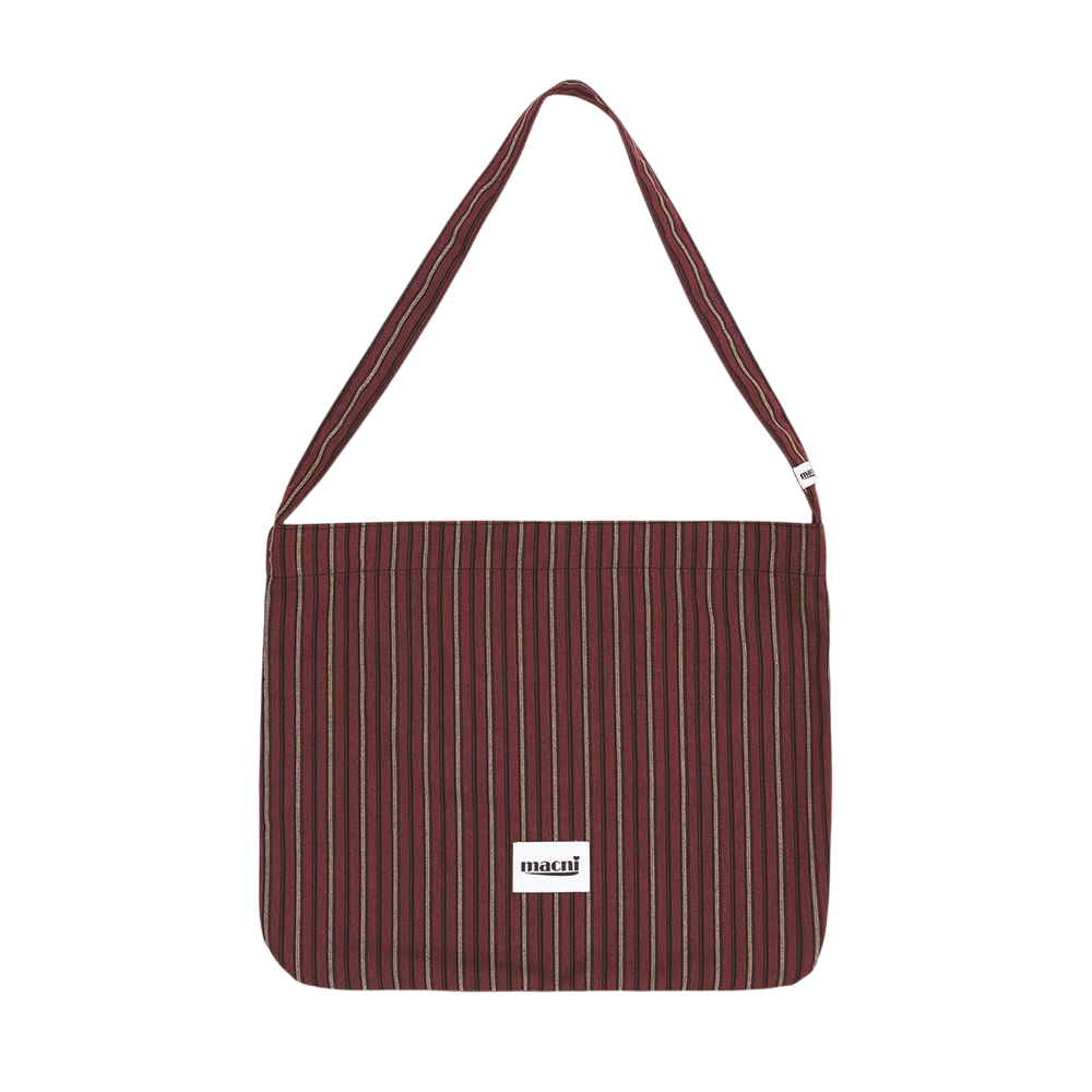 C255UBEC05RD0FR MACNI STRIPE ECO CROSS BAG RED