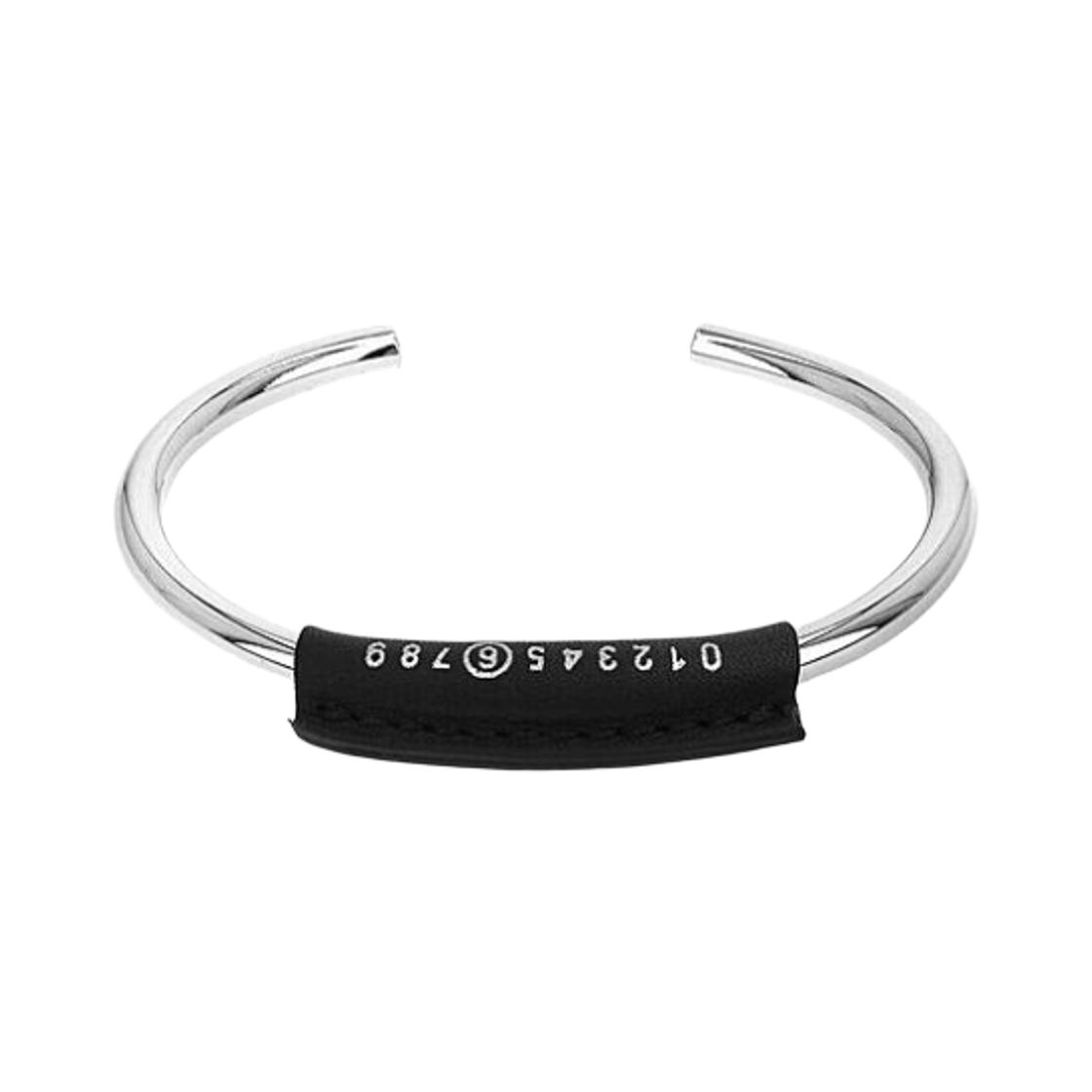 MM6 메종 마르지엘라 넘버링 로고 커프 브레이슬릿 실버(MM6 Maison Margiela Numbers Logo Cuff Bracelet Silver)