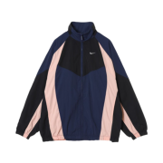 (W) Nike NSW Oversized Track Jacket Midnight Navy Black - Asia