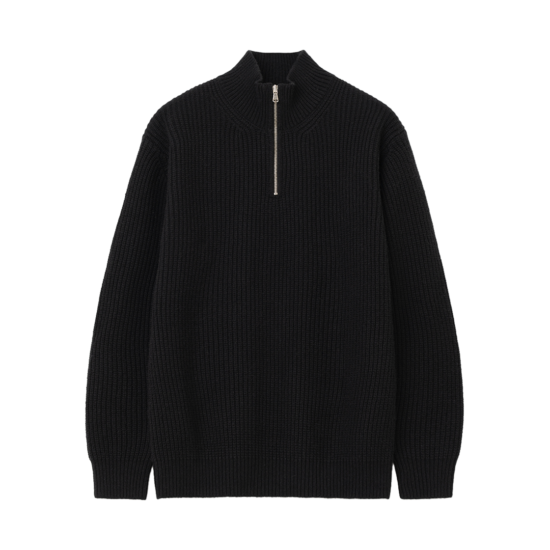 UB2599PO222MBB Uniform Bridge Half Zip-Up Knit Black