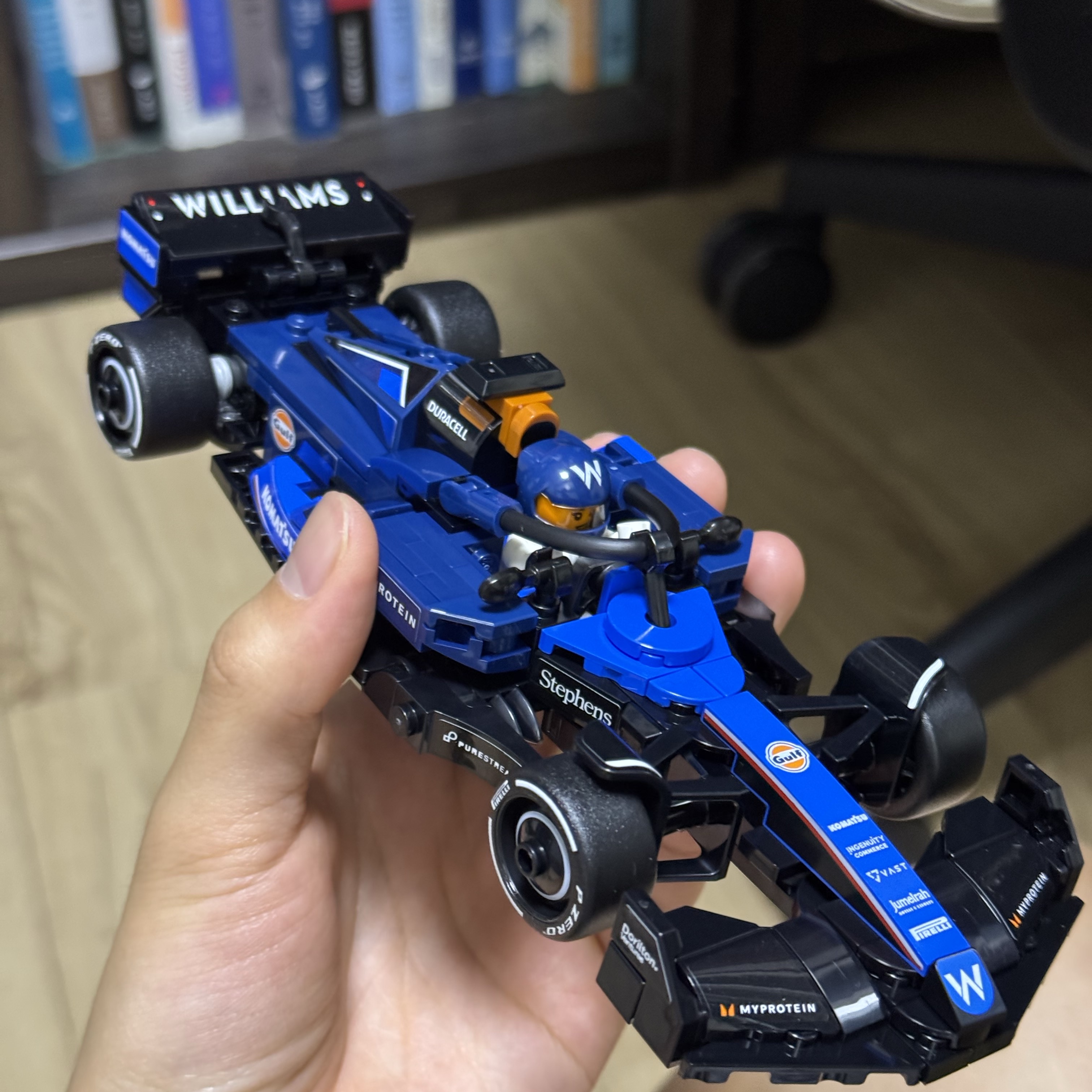 Lego Speed Champions Williams Racing FW46 F1 Race Car 착용 스타일 - 2