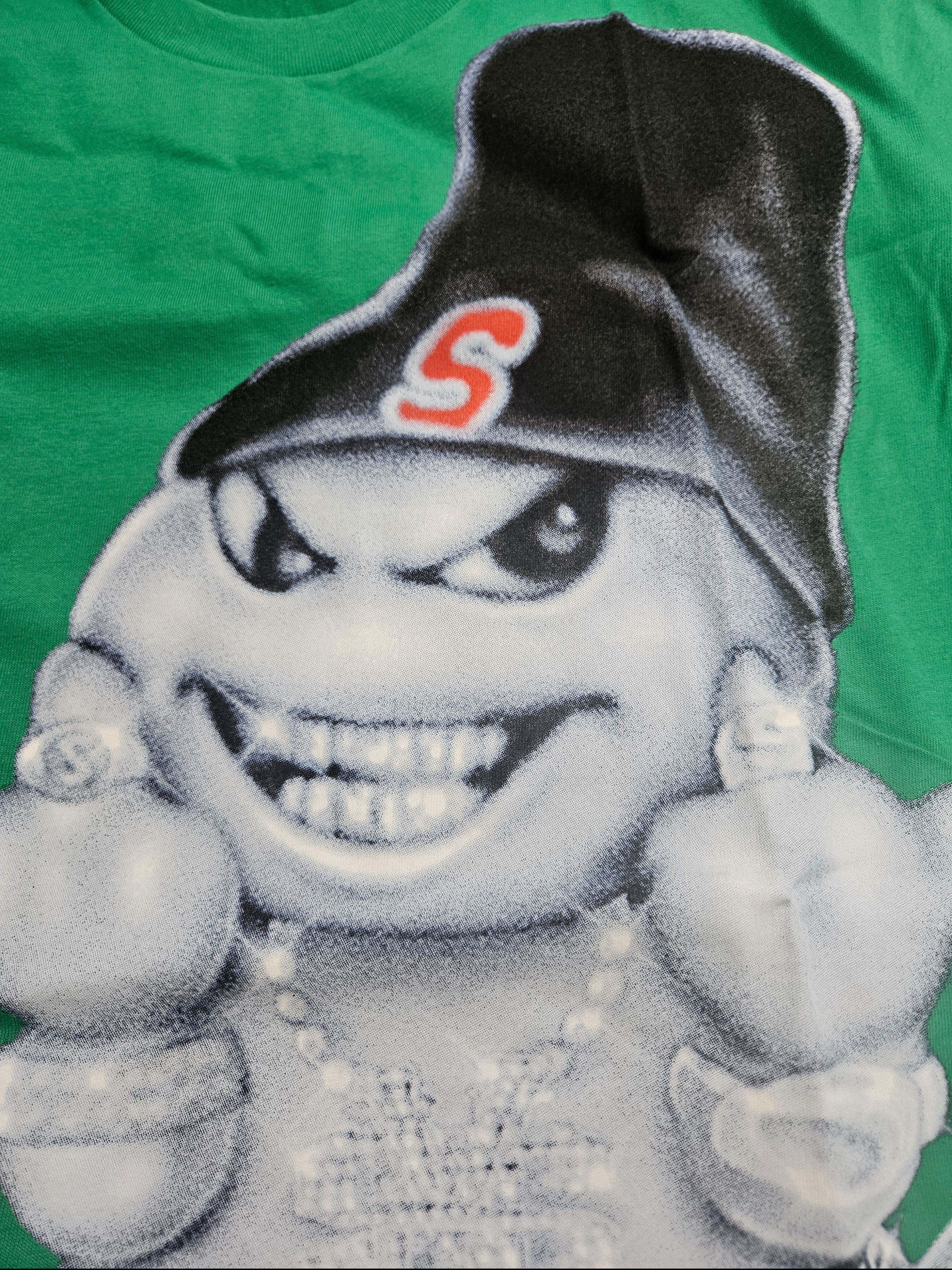 Supreme Snowman T-Shirt Green - 25FW 착용 스타일 - 1