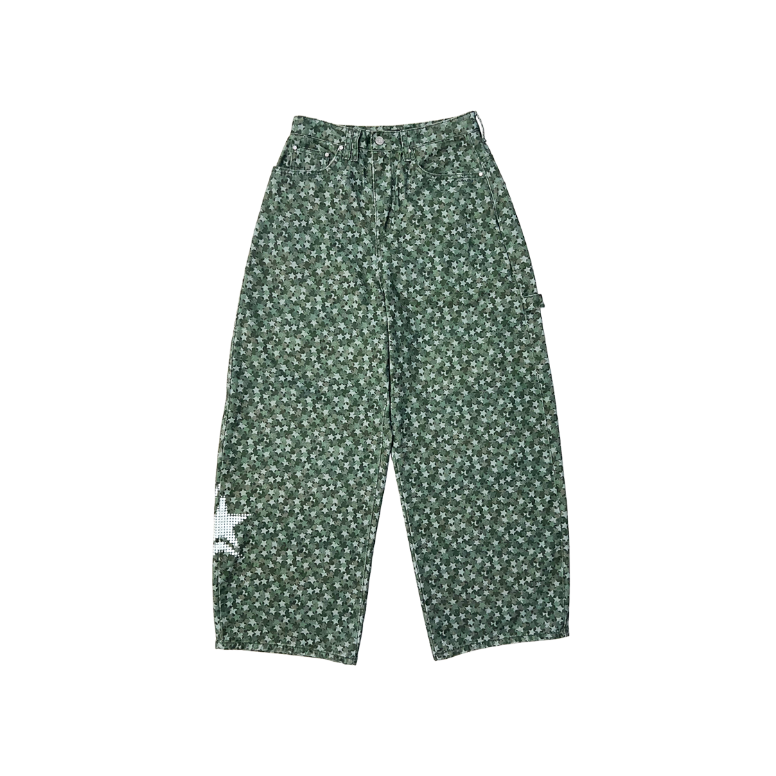 쎄르페 스타 카모 코튼팬츠 카키(SSERPE Stars Camouflage Cotton Pants Khaki)