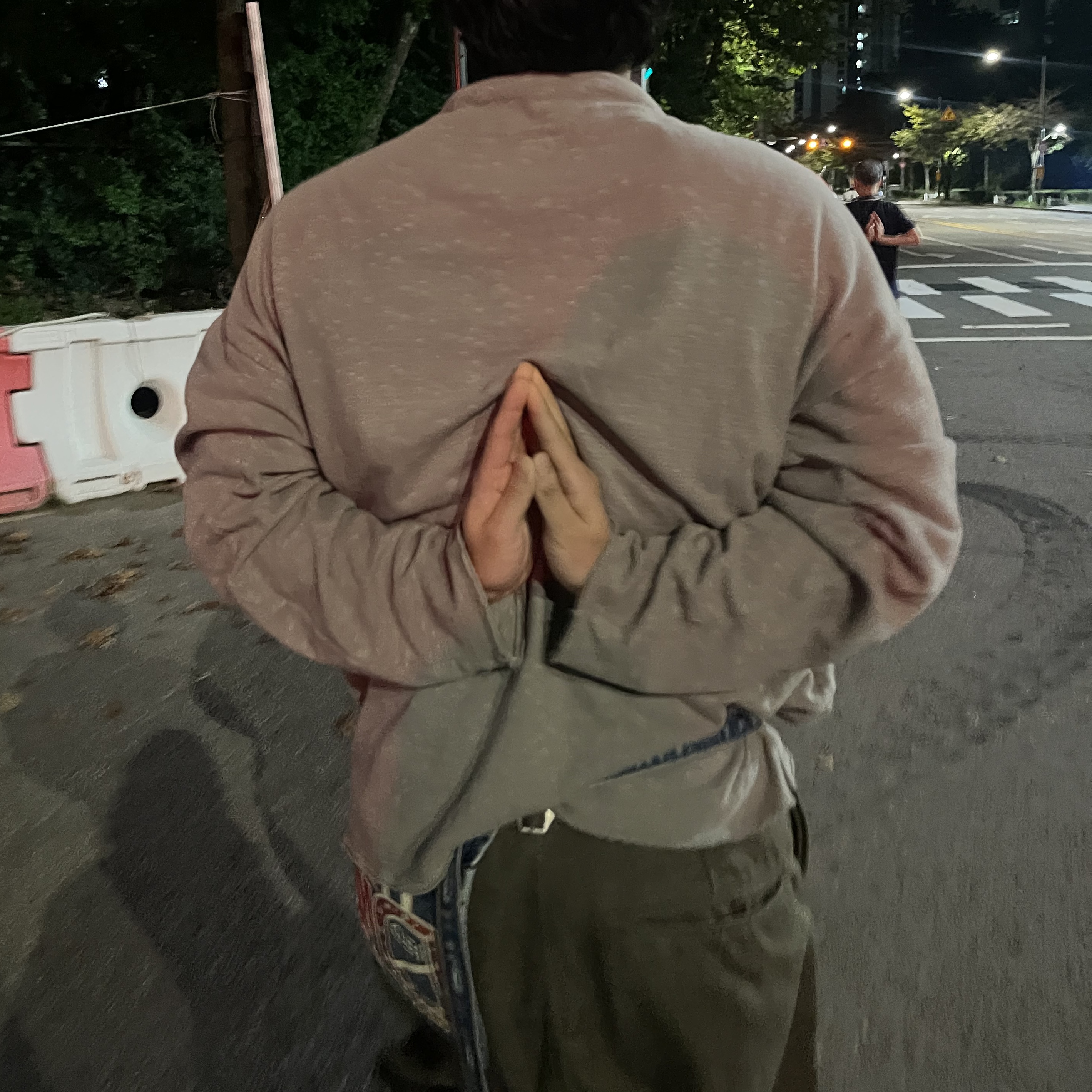 Kapital 12 oz. Yagasuri Jacquard Denim Chimayo Drizzler Jacket Khaki, Nanamica Cargo Pants Khaki 착용 스타일 - 6