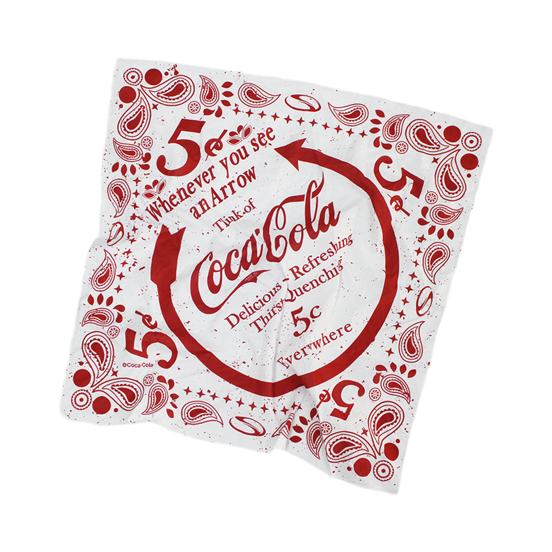 스포츠챔버 x 코카콜라 반다나 레드(SPORT CHAMBER x Coca-Cola Bandana Red)