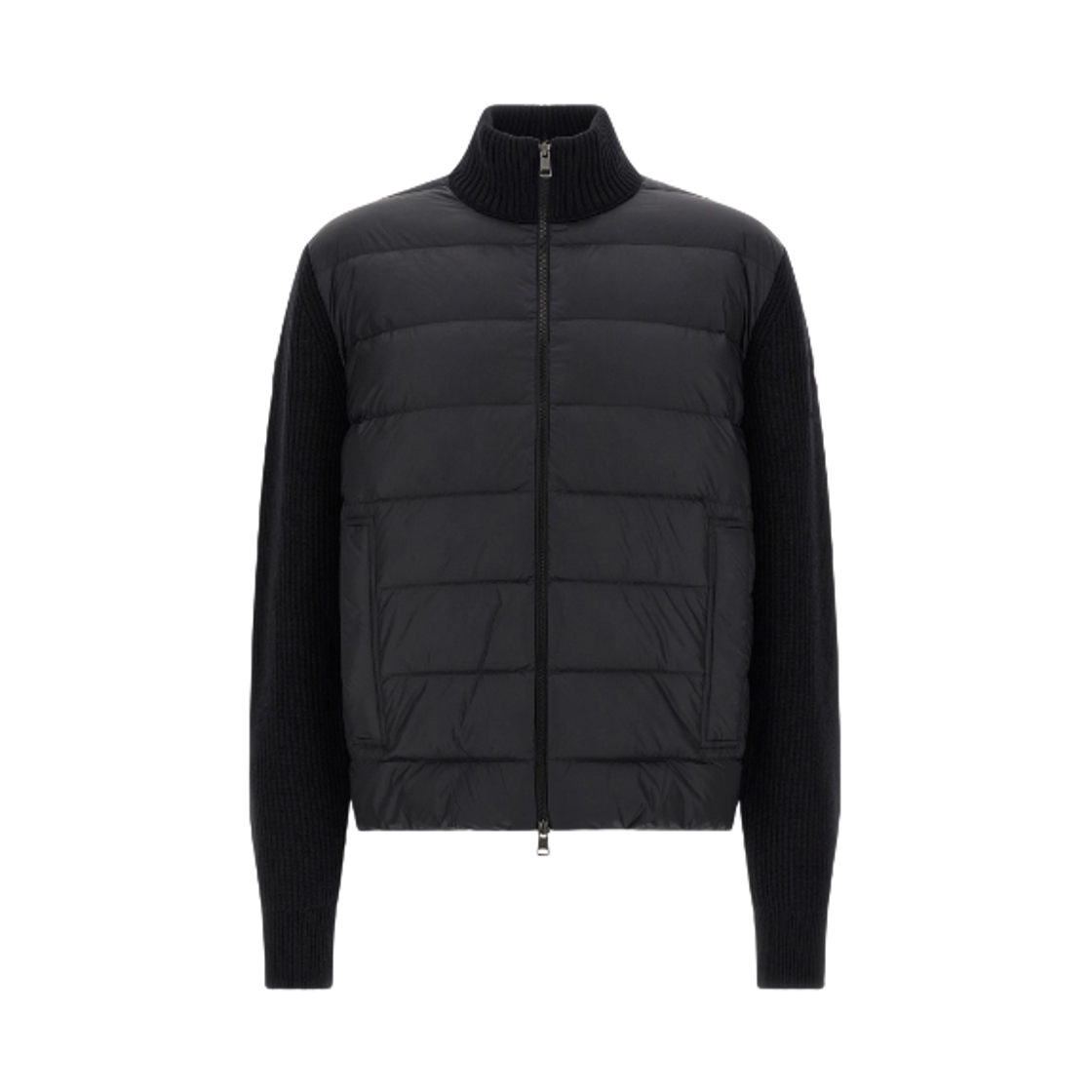 몽클레르 패딩 집업 가디건 블랙 - 25FW(Moncler Padded Zip Up Cardigan Black - 25FW) - 1
