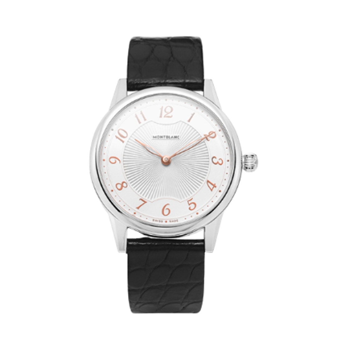 (W) 몽블랑 보헤미 쿼츠 34mm 스테인리스 스틸 블랙((W) Montblanc Boheme Quartz 34mm Stainless Steel Black)