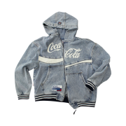 SPORT CHAMBER x Coca-Cola Denim Hood Jumper Blue