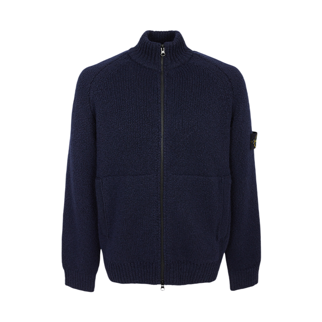 스톤 아일랜드 집업 가디건 네이비(Stone Island Zip Up Cardigan Navy)