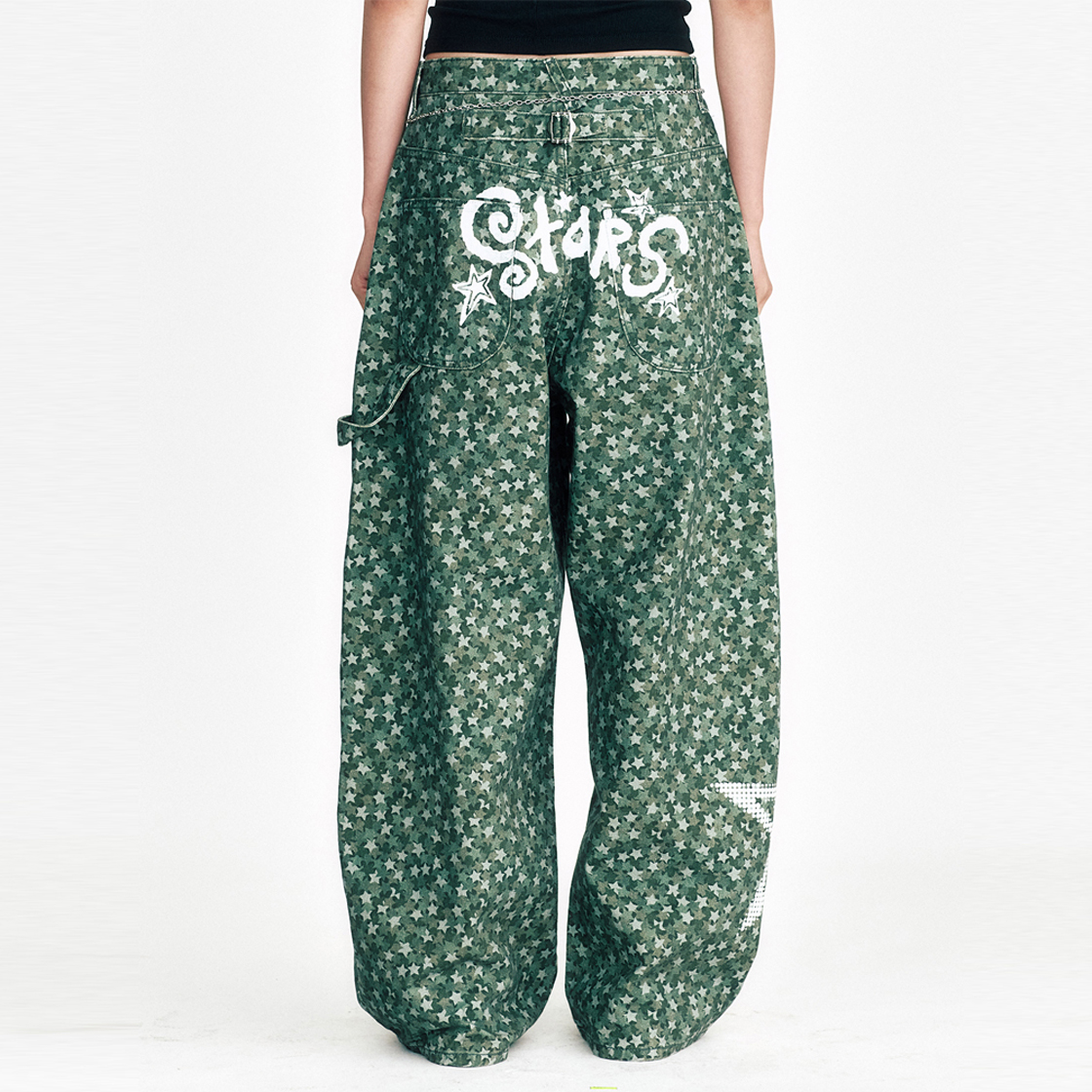 쎄르페 스타 카모 코튼팬츠 카키(SSERPE Stars Camouflage Cotton Pants Khaki) - 2