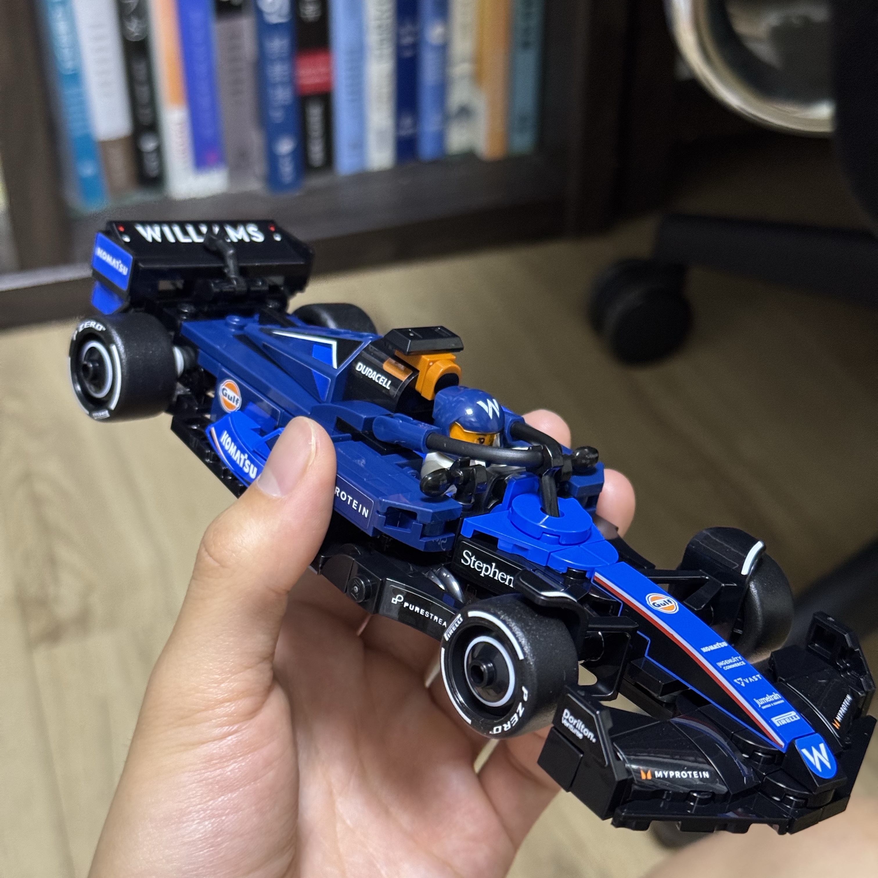 Lego Speed Champions Williams Racing FW46 F1 Race Car 착용 스타일 - 3