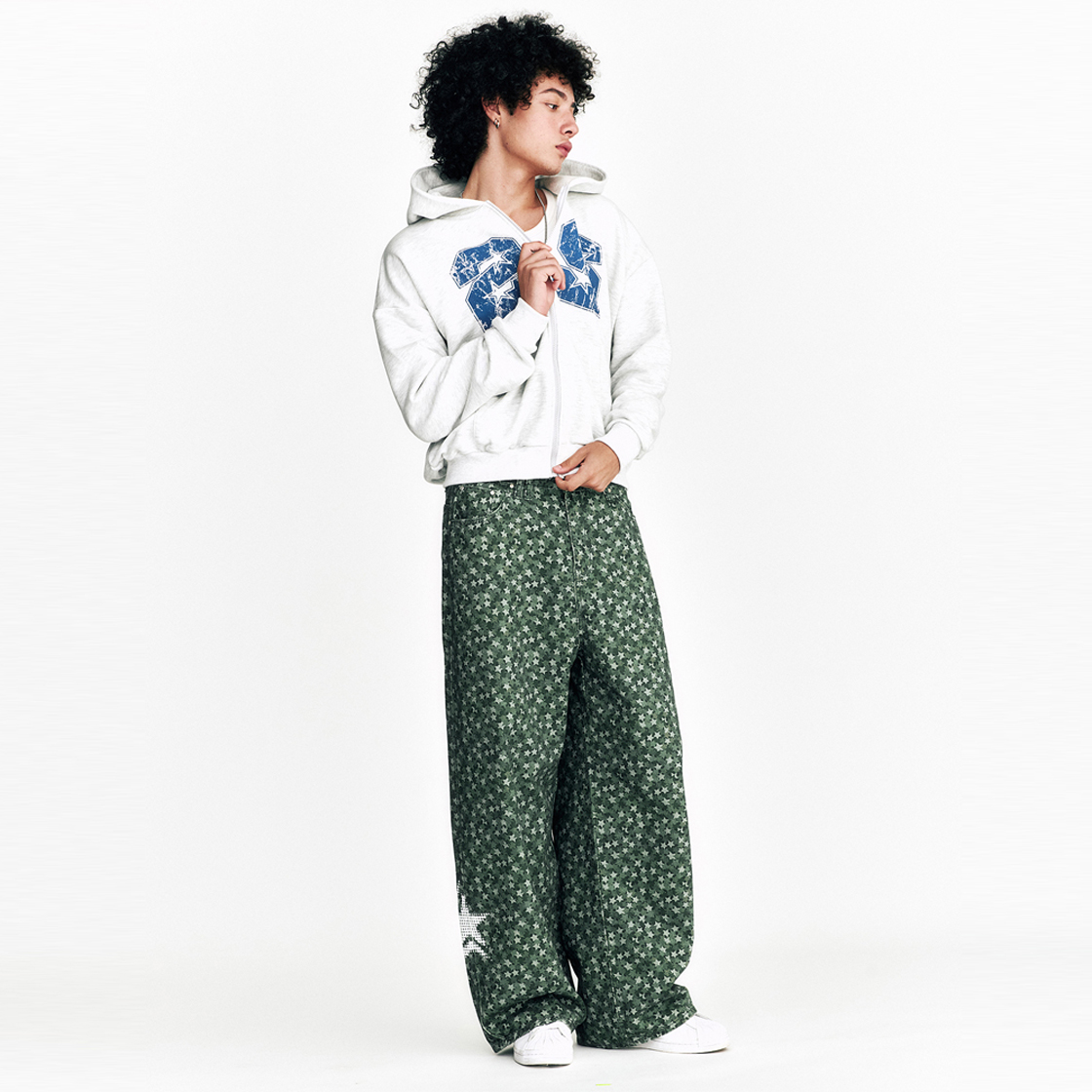 쎄르페 스타 카모 코튼팬츠 카키(SSERPE Stars Camouflage Cotton Pants Khaki) - 4