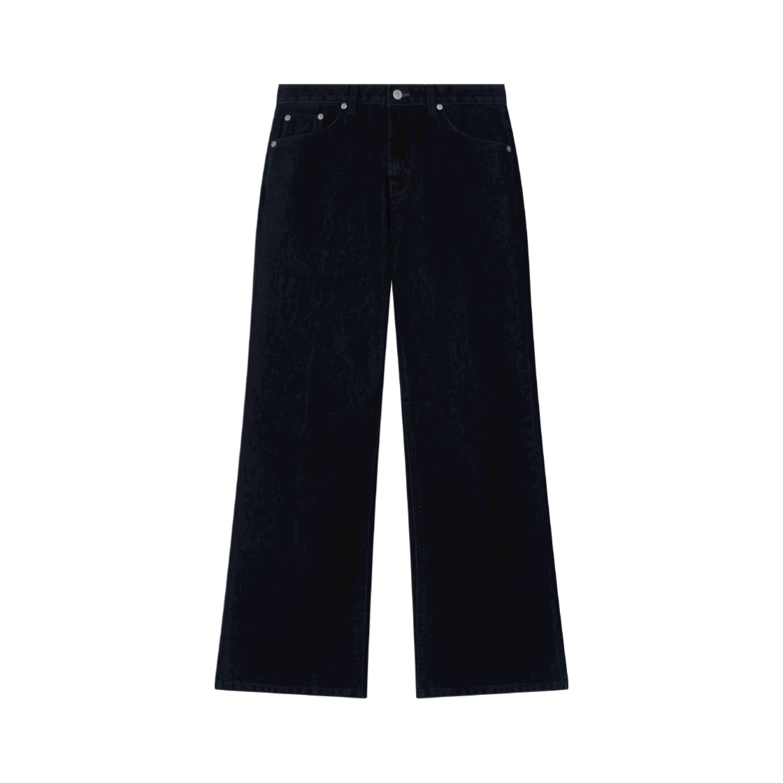 홍우성 벨벳 데님 부츠컷 다크 인디고(Hongwoosung Velvet Denim Bootcut Dark Indigo)