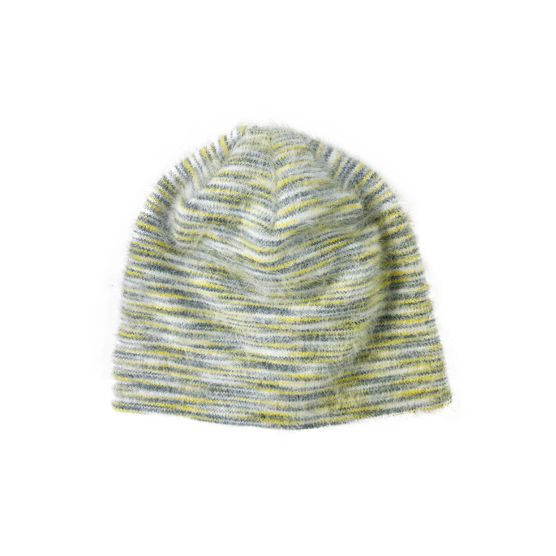 쎄르페 소프트 헤어리 그라데이션 비니 그레이&옐로우(SSERPE Soft Hairy Gradation Beanie Grey & Yellow)