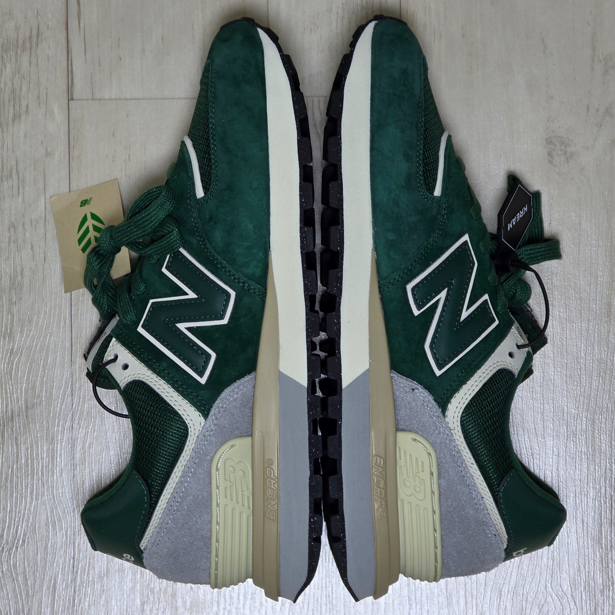 New Balance 574 Legacy Green, New Balance x Stone Island 574 Legacy Dark Green 착용 스타일 - 6